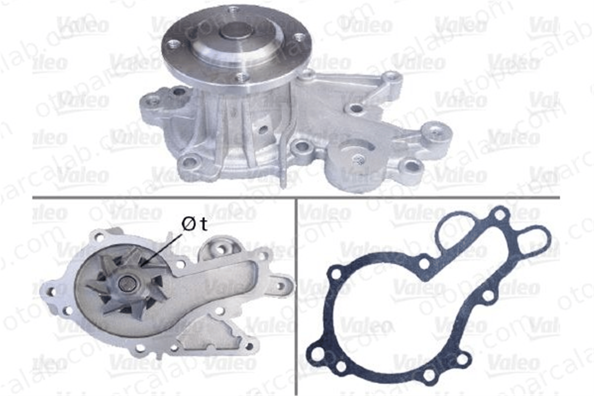 VALEO 506568 Devirdaim Su Pompası SUZUKI SWIFT II Hatchback WAGON R+ Hatchback 1740082851 1740082820