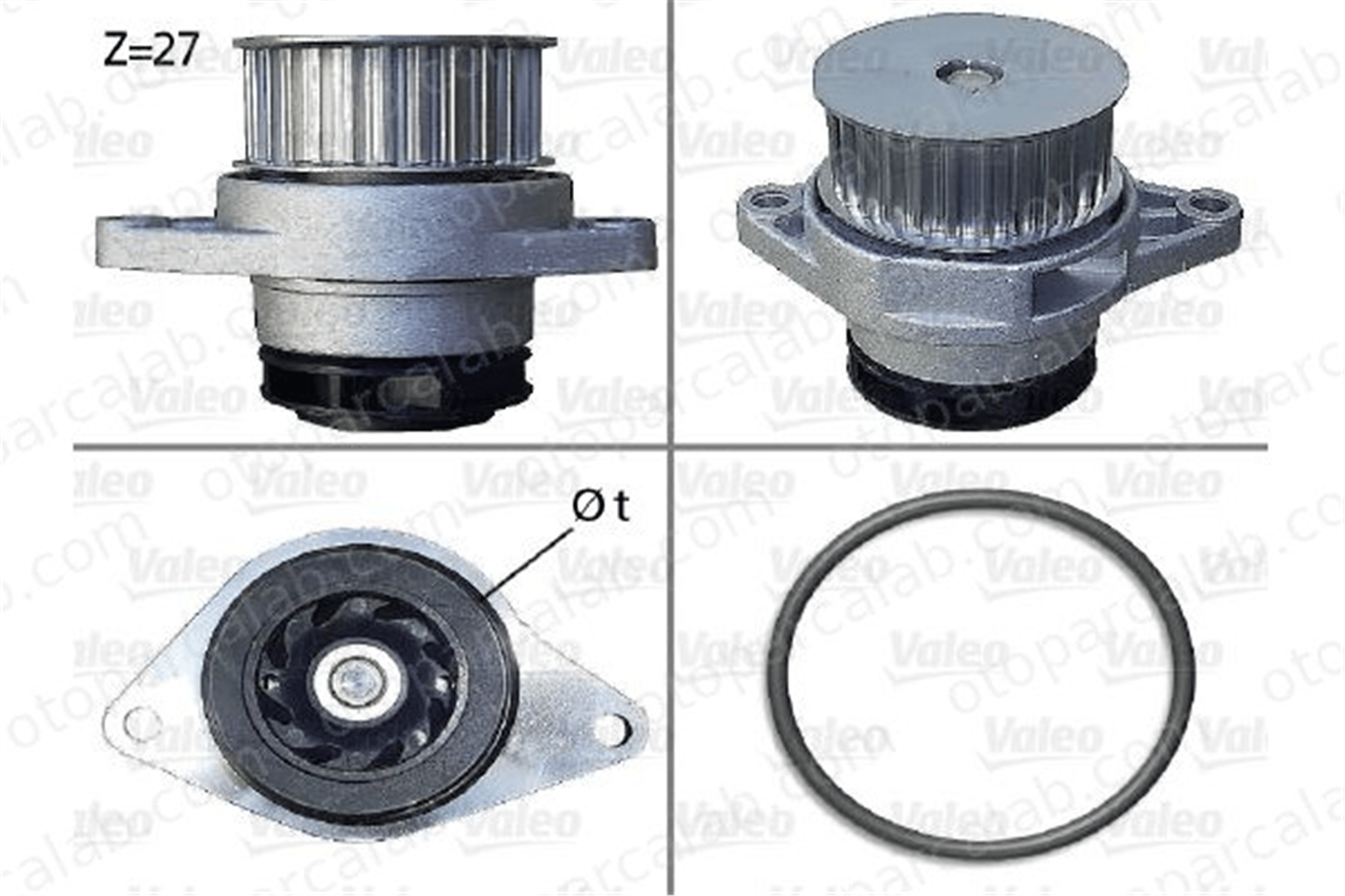 VALEO 506578 Devirdaim Su Pompası SEAT CORDOBA IBIZA II 36121005 036121005