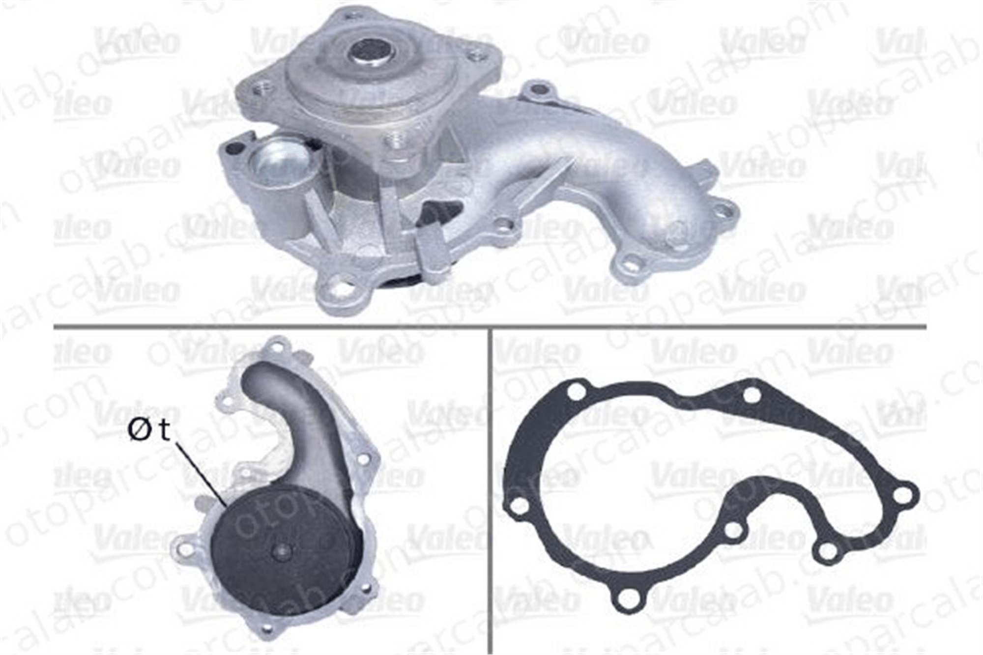 VALEO 506641 Devirdaim Su Pompası FORD FOCUS I FOCUS I Sedan XS4J8591DB 1131878