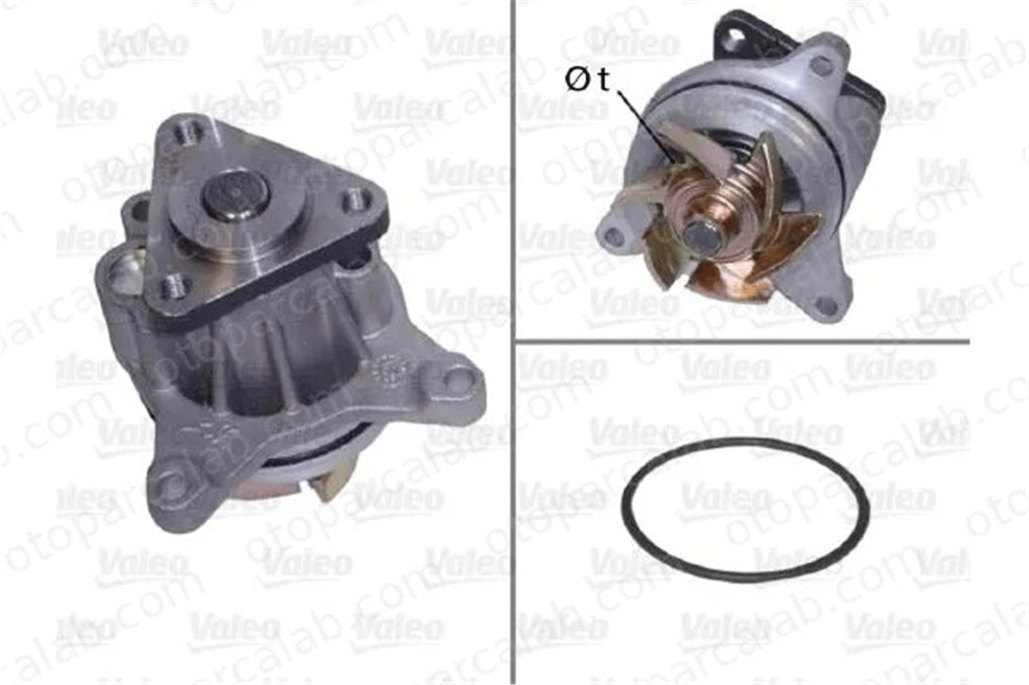 VALEO 506694 Devirdaim Su Pompası FORD S-MAX MAZDA 6 Hatchback 1S7G8501BE 1119276
