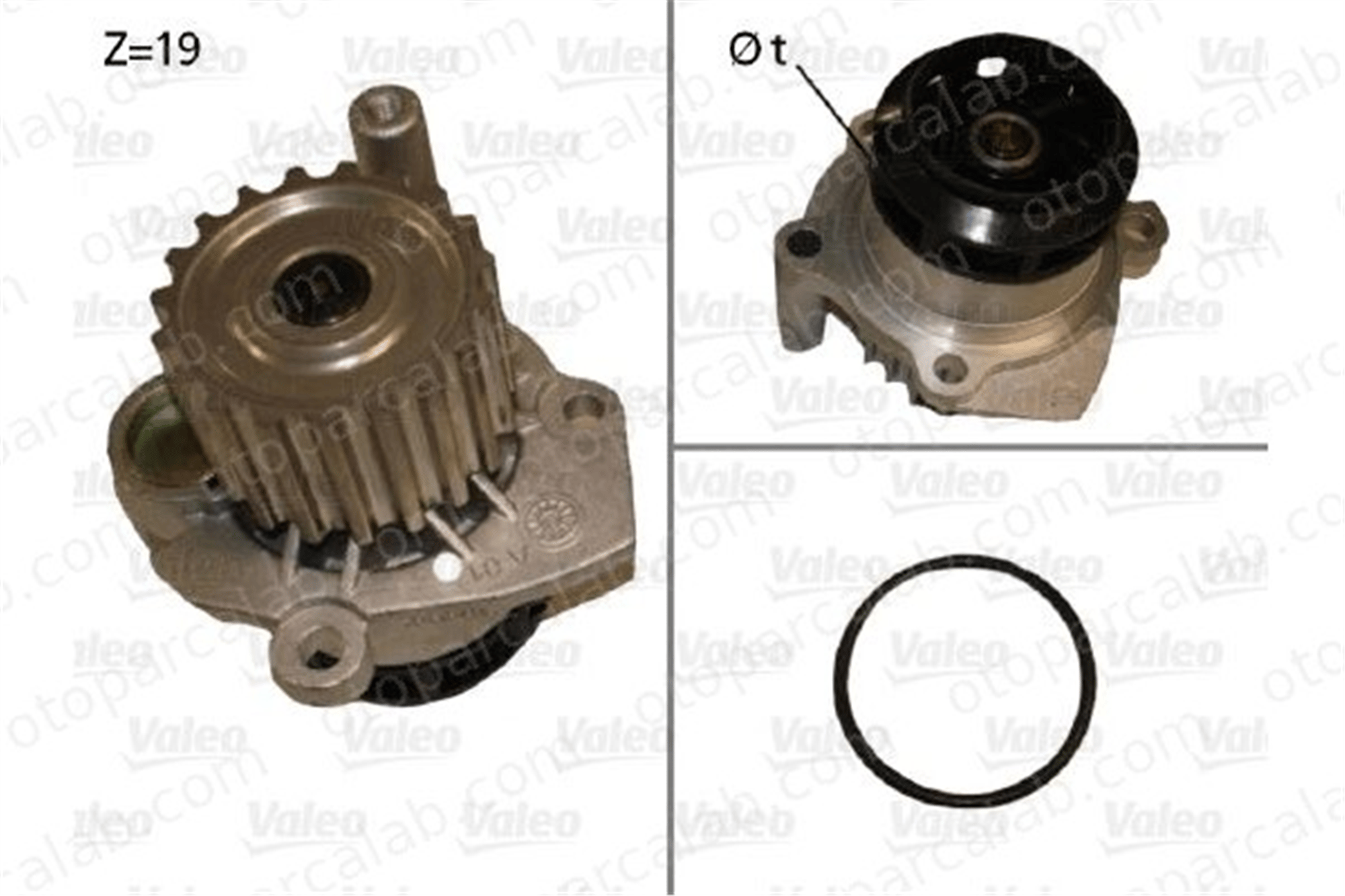 VALEO 506700 Devirdaim Su Pompası VW POLO SEAT CORDOBA 45121011F045121011H 045121011F 045121011H