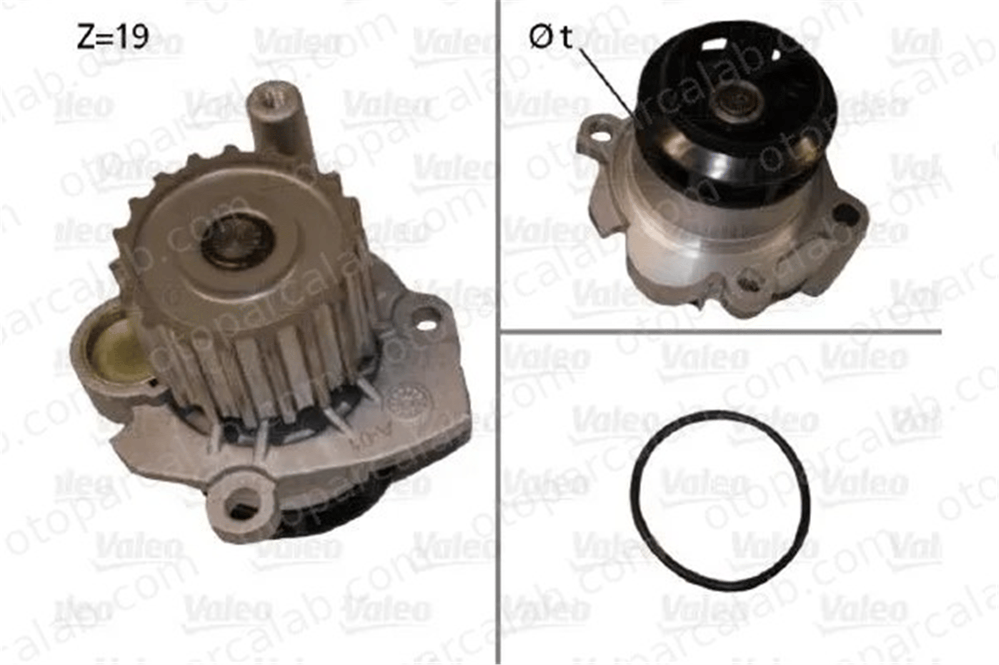 VALEO 506701 Devirdaim Su Pompası RENAULT 9 SEAT CORDOBA 45121011G 045121011G