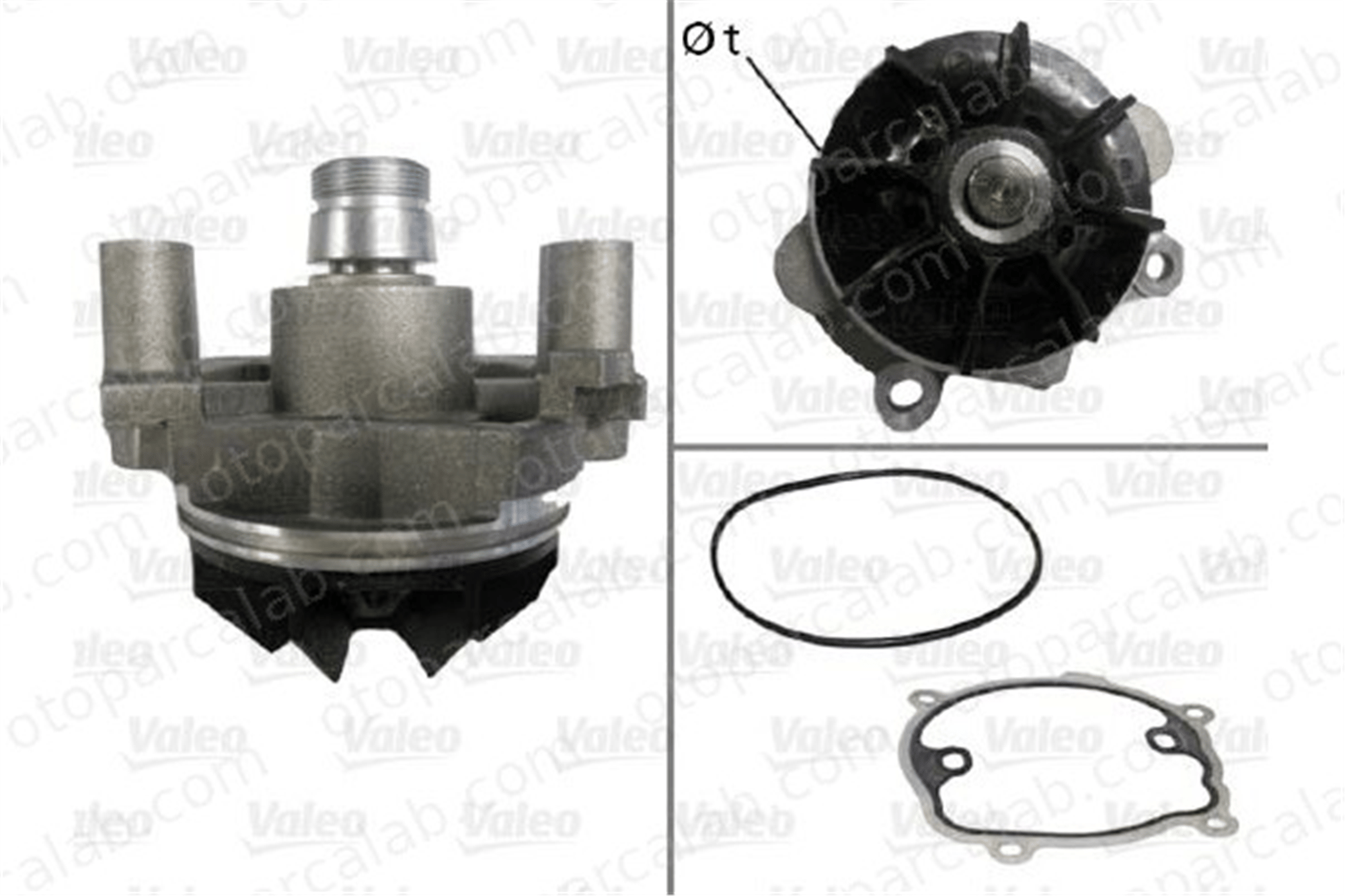 VALEO 506709 Devirdaim Su Pompası NISSAN INTERSTAR Minibüs/Otobüs INTERSTAR Panelvan/Van 7701472625 7701474190