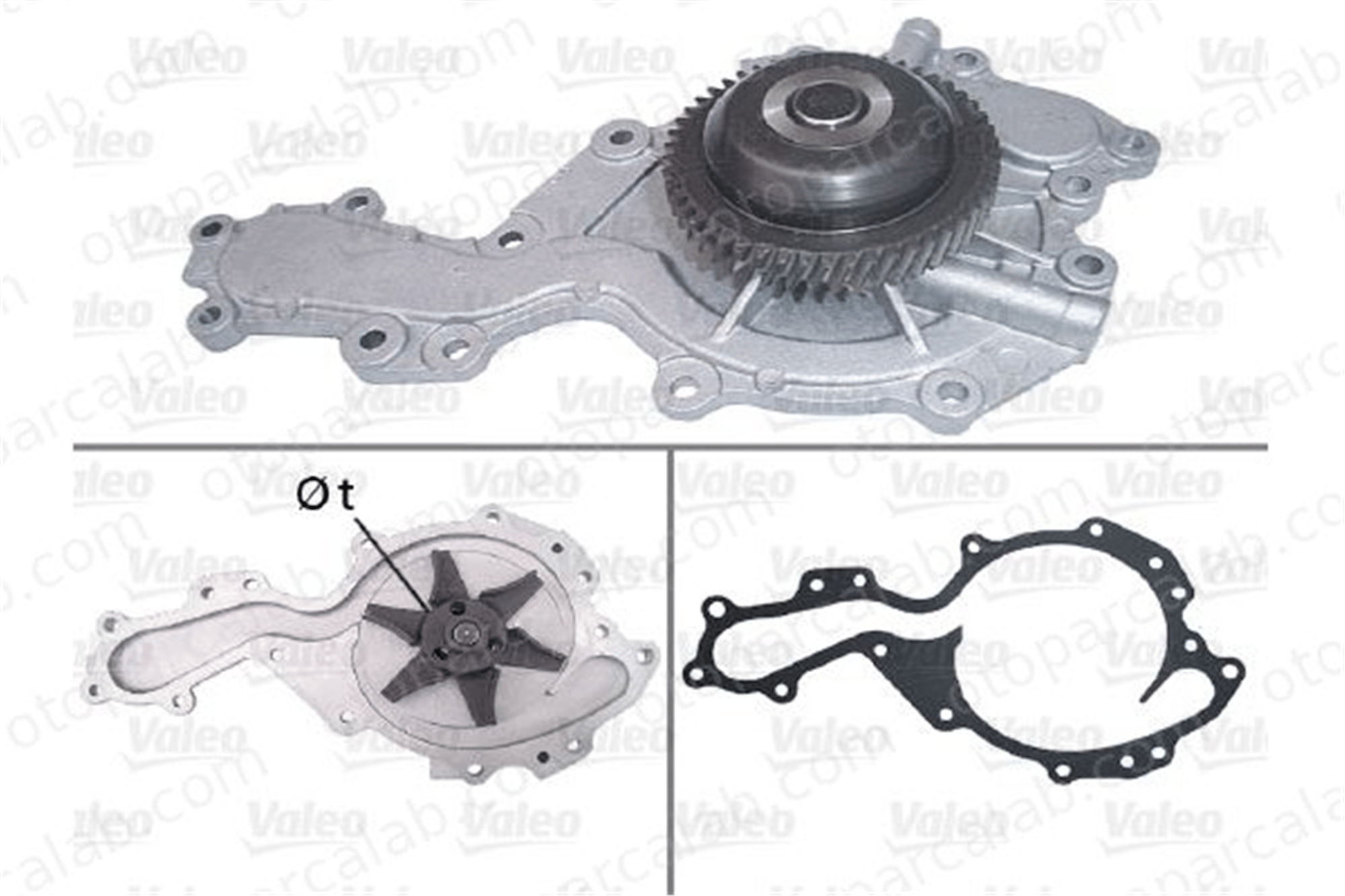 VALEO 506728 Devirdaim Su Pompası RENAULT ESPACE IV OPEL SIGNUM Hatchback 1334144 97730781