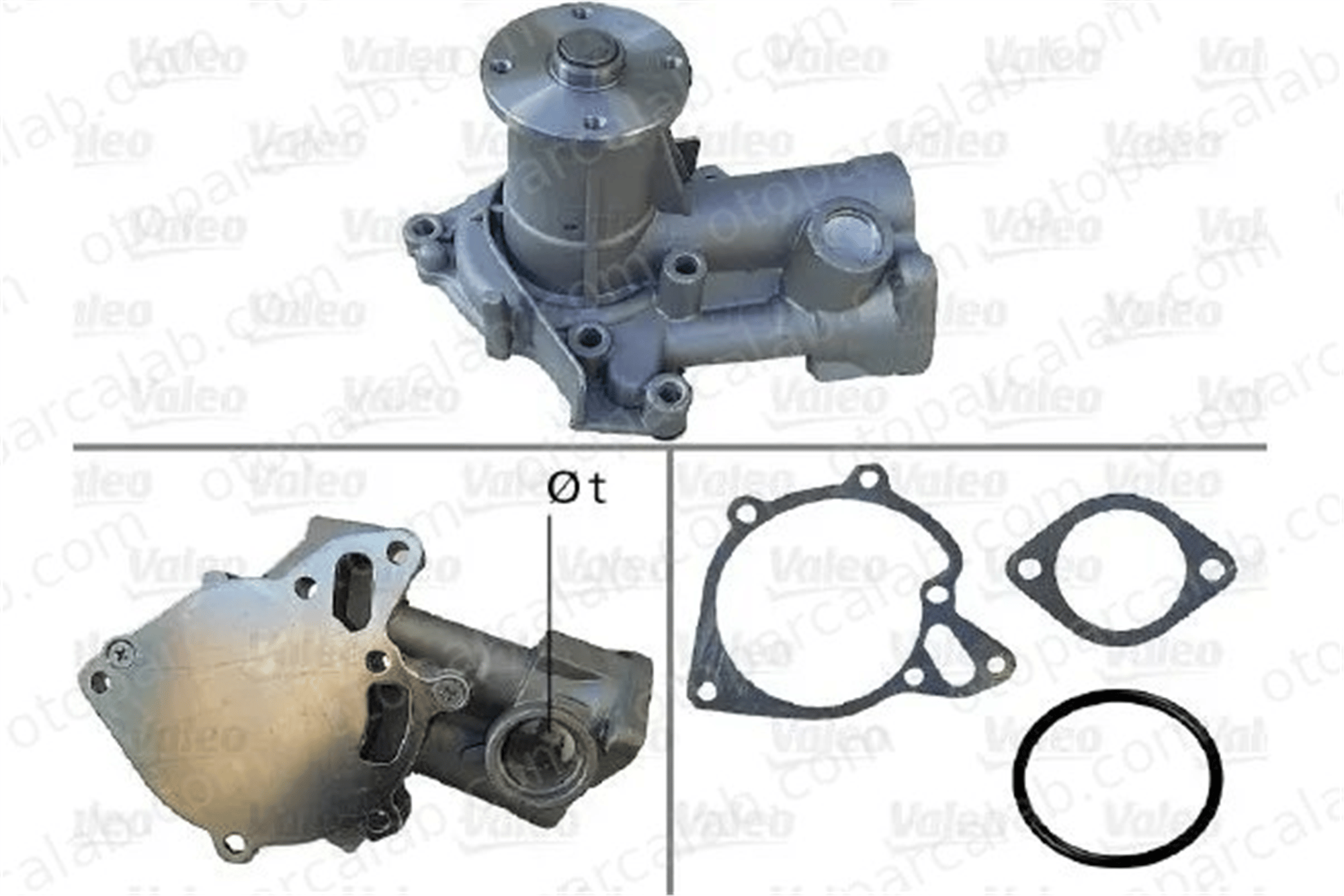 VALEO 506778 Devirdaim Su Pompası MITSUBISHI L200 HYUNDAI H100 Panelvan/Van 2510042000 MD050450