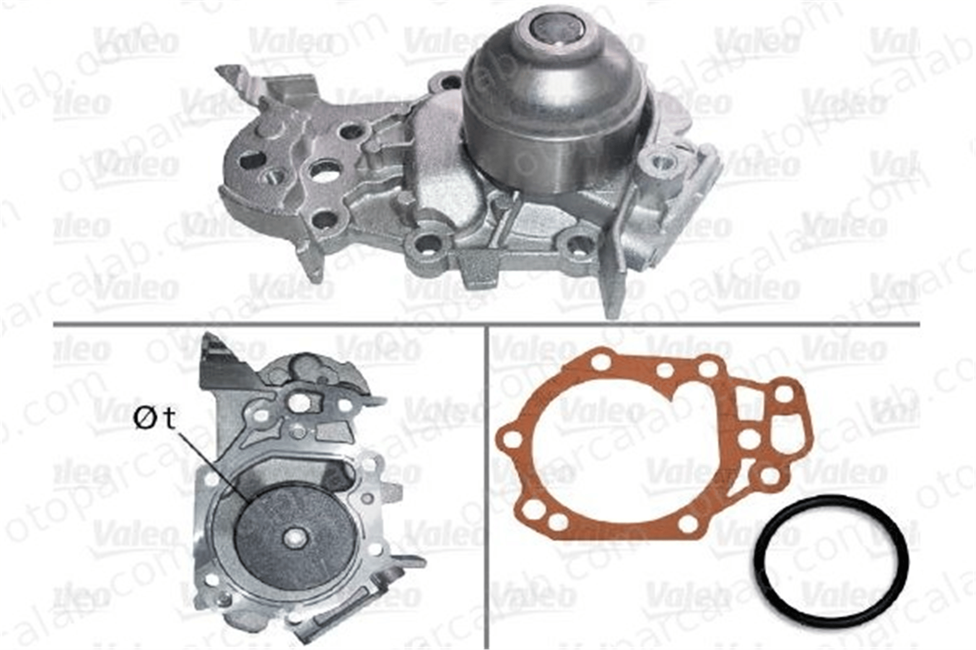 VALEO 506780 Devirdaim Su Pompası RENAULT CLIO III CLIO III Grandtour 210108845R 7701478923