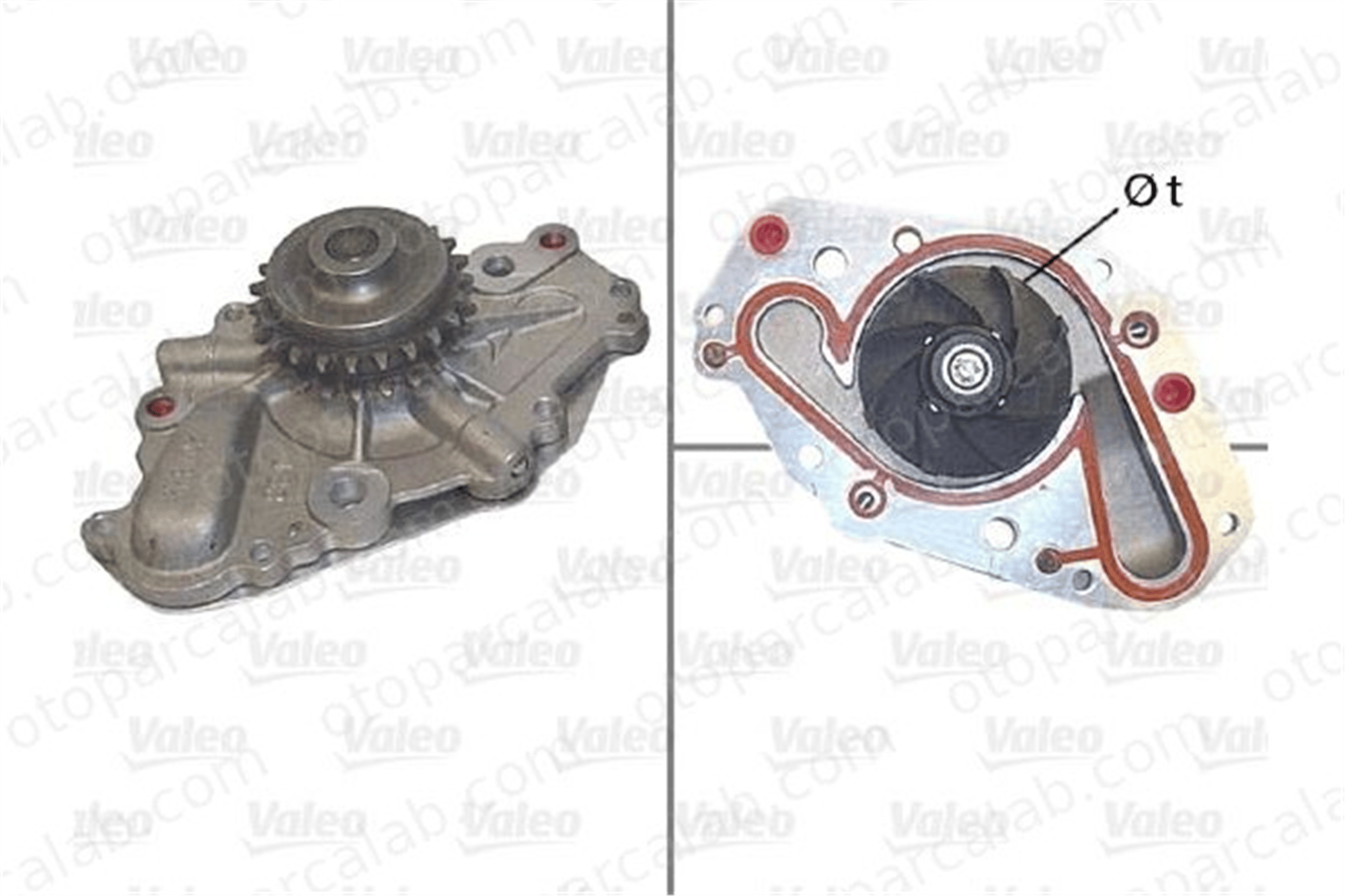 VALEO 506803 Devirdaim Su Pompası CHRYSLER 300M 300C 4663732 4663732AC