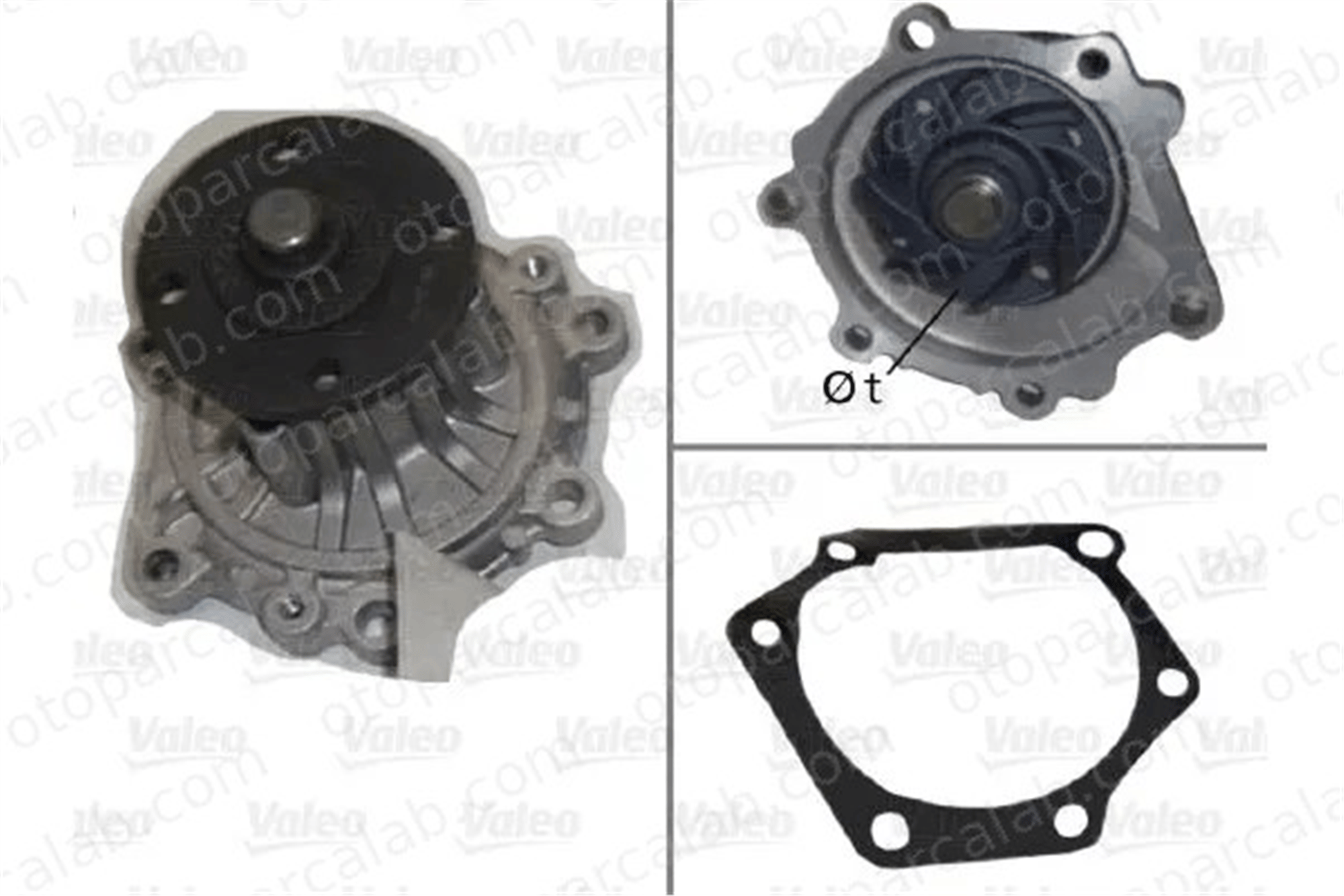 VALEO 506846 Devirdaim Su Pompası TOYOTA HIACE IV Minibüs/Otobüs HIACE IV Panelvan/Van 1610059155 1610059255