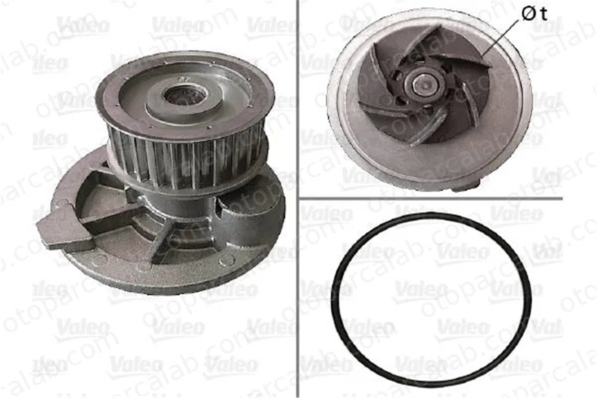 VALEO 506856 Devirdaim Su Pompası OPEL ASTRA F Station wagon ANTARA A 1334139 24409355
