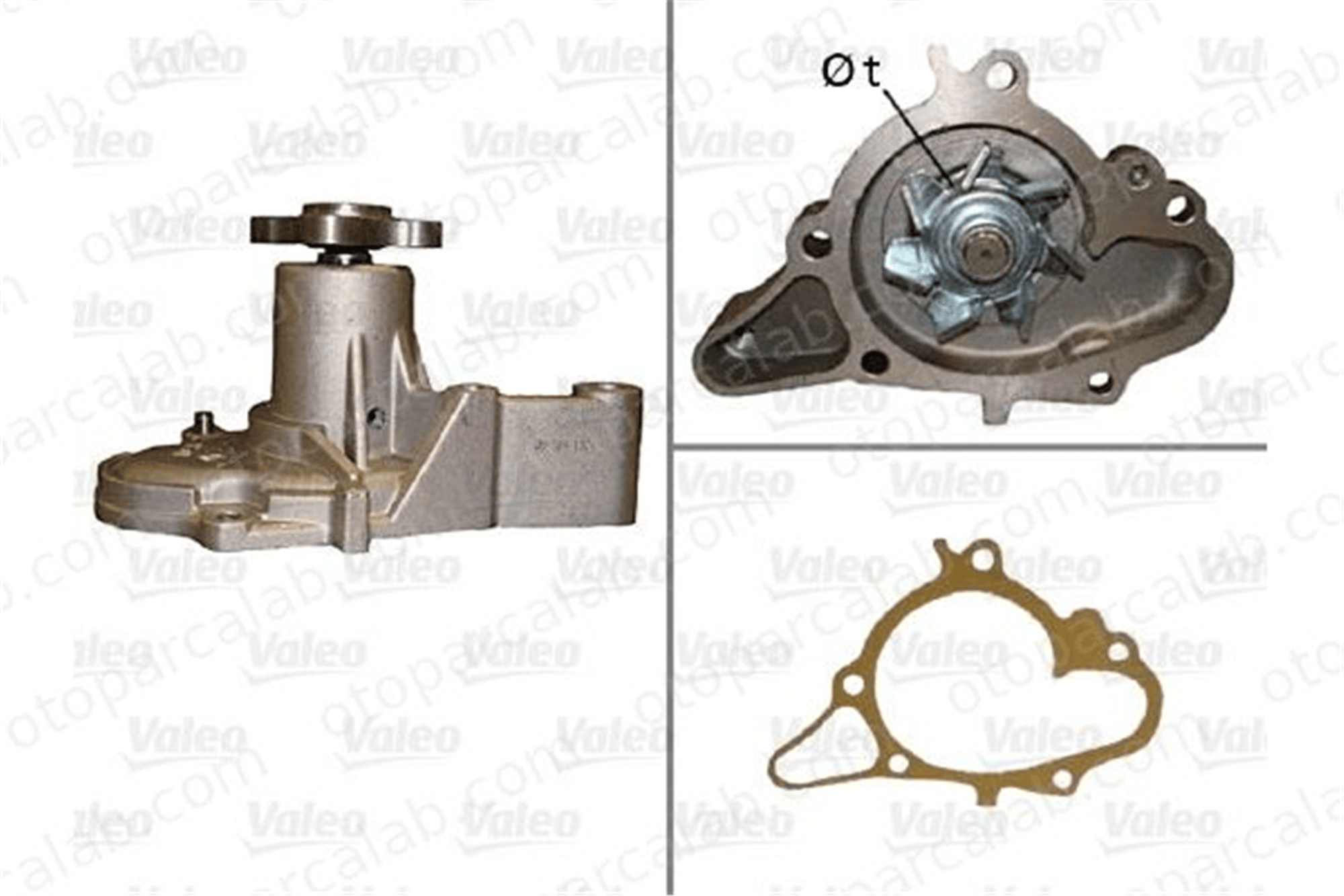 VALEO 506897 Devirdaim Su Pompası HYUNDAI i10 I GETZ 2510002566 2510002566SJ