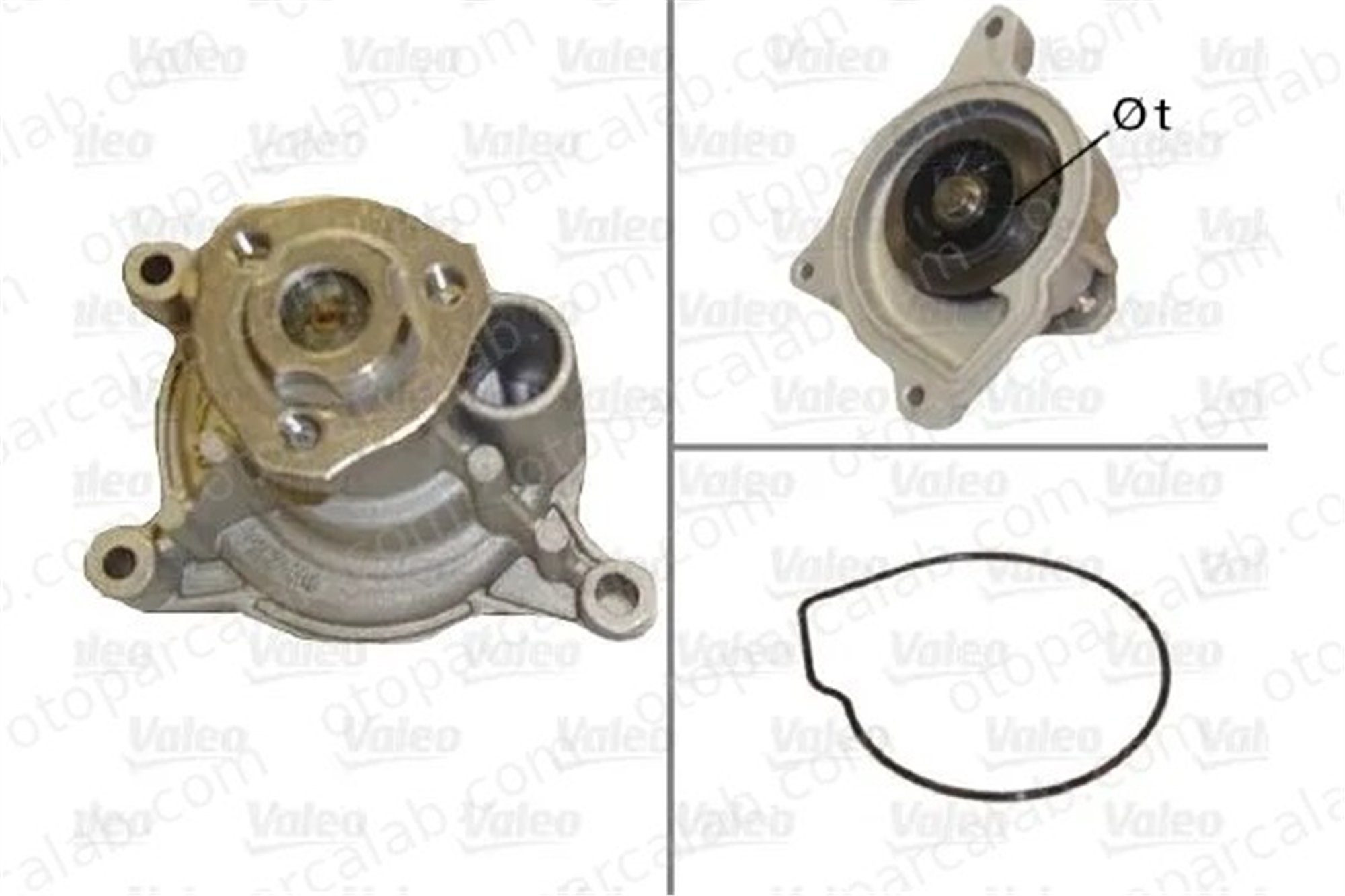VALEO 506950 Devirdaim Su Pompası AUDI A1 Sportback A3 3C121005N 03C121005N