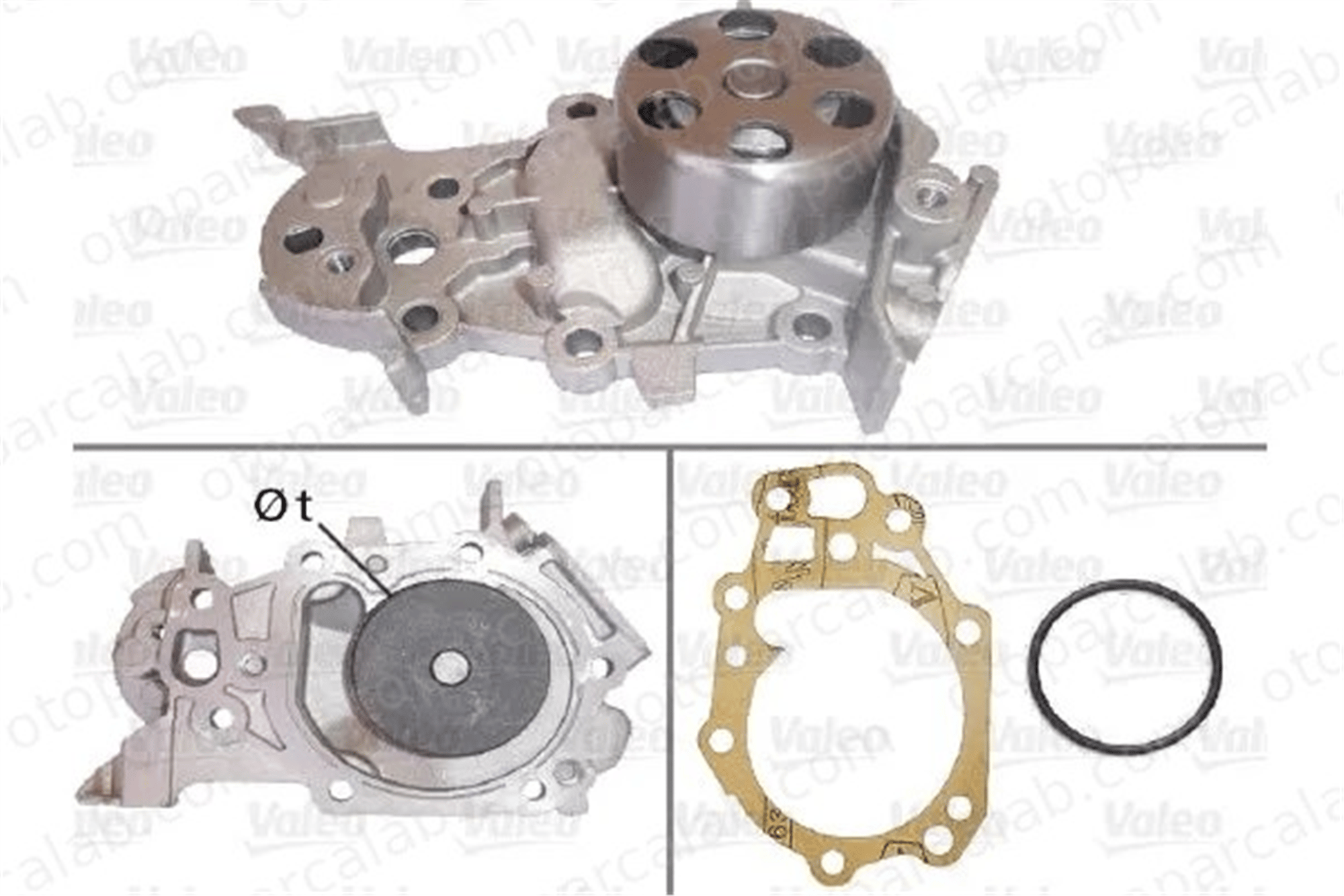 VALEO 506968 Devirdaim Su Pompası RENAULT CLIO III CLIO III Grandtour 210108845R 2101000Q0G