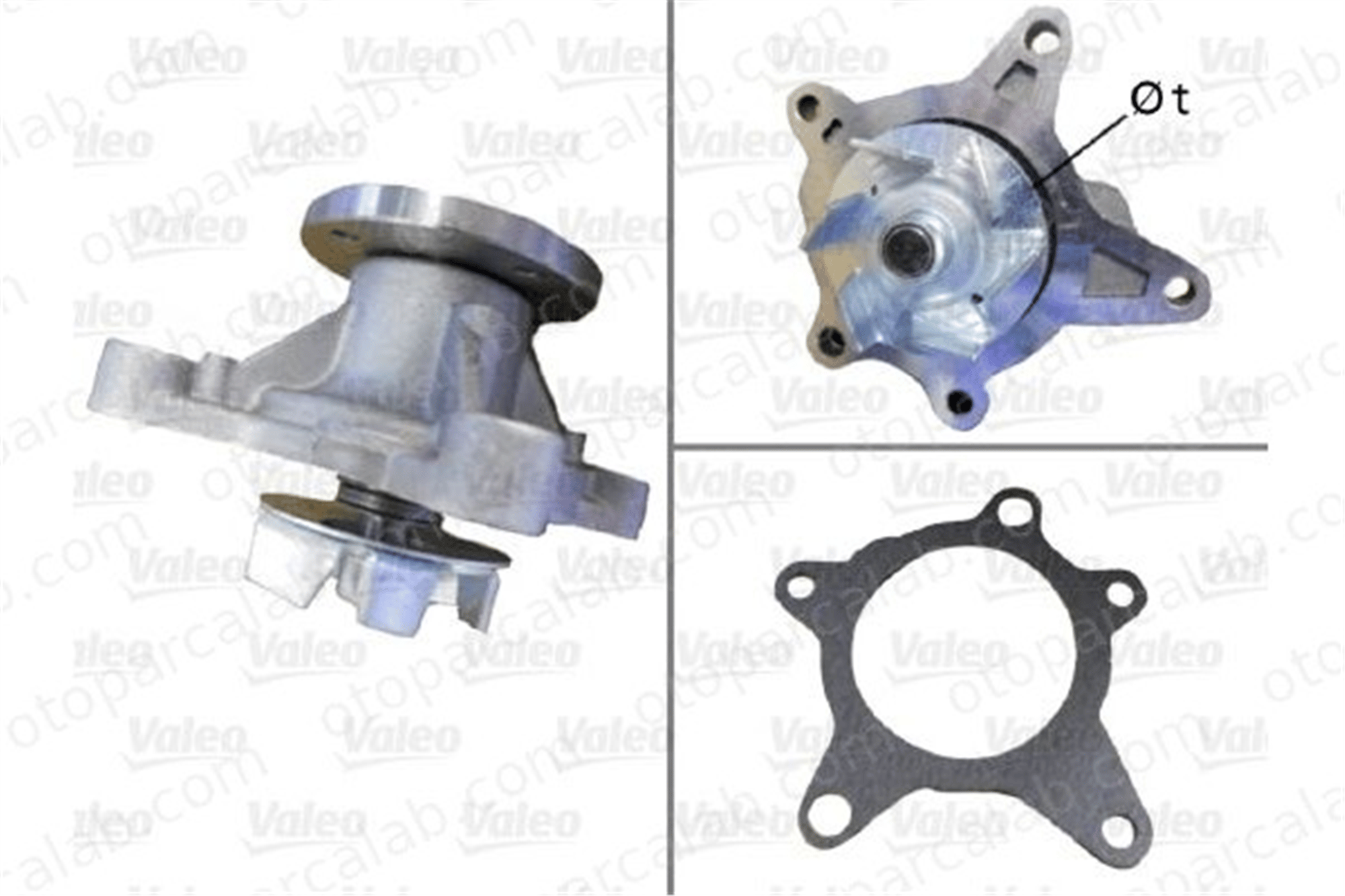 VALEO 506977 Devirdaim Su Pompası HYUNDAI i30 i30 Station wagon 251002B000 251002B010
