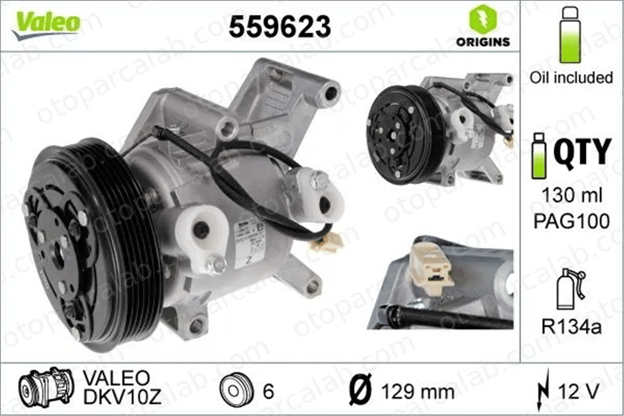VALEO 559623 Klima Kompresörü MAZDA 3 3 Sedan B44D61450 L4500B44DA02