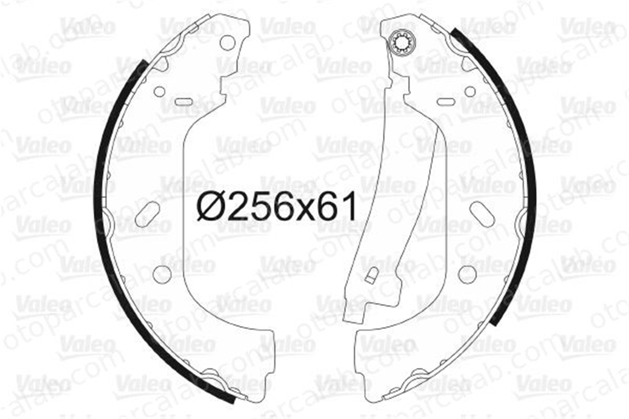 VALEO 562552 Fren Pabuçlu Balata Arka CITROËN JUMPY FIAT ULYSSE 4241H7 4241K6