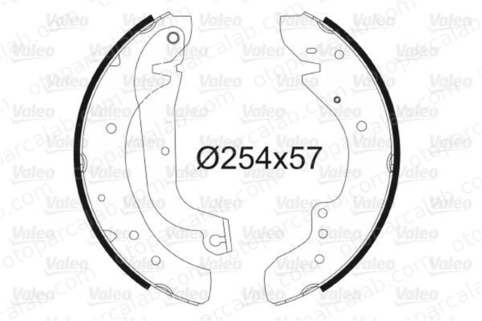 VALEO 562631 Fren Pabuçlu Balata Arka RENAULT TRAFIC Minibüs/Otobüs TRAFIC Panelvan/Van 7701204637 4400323