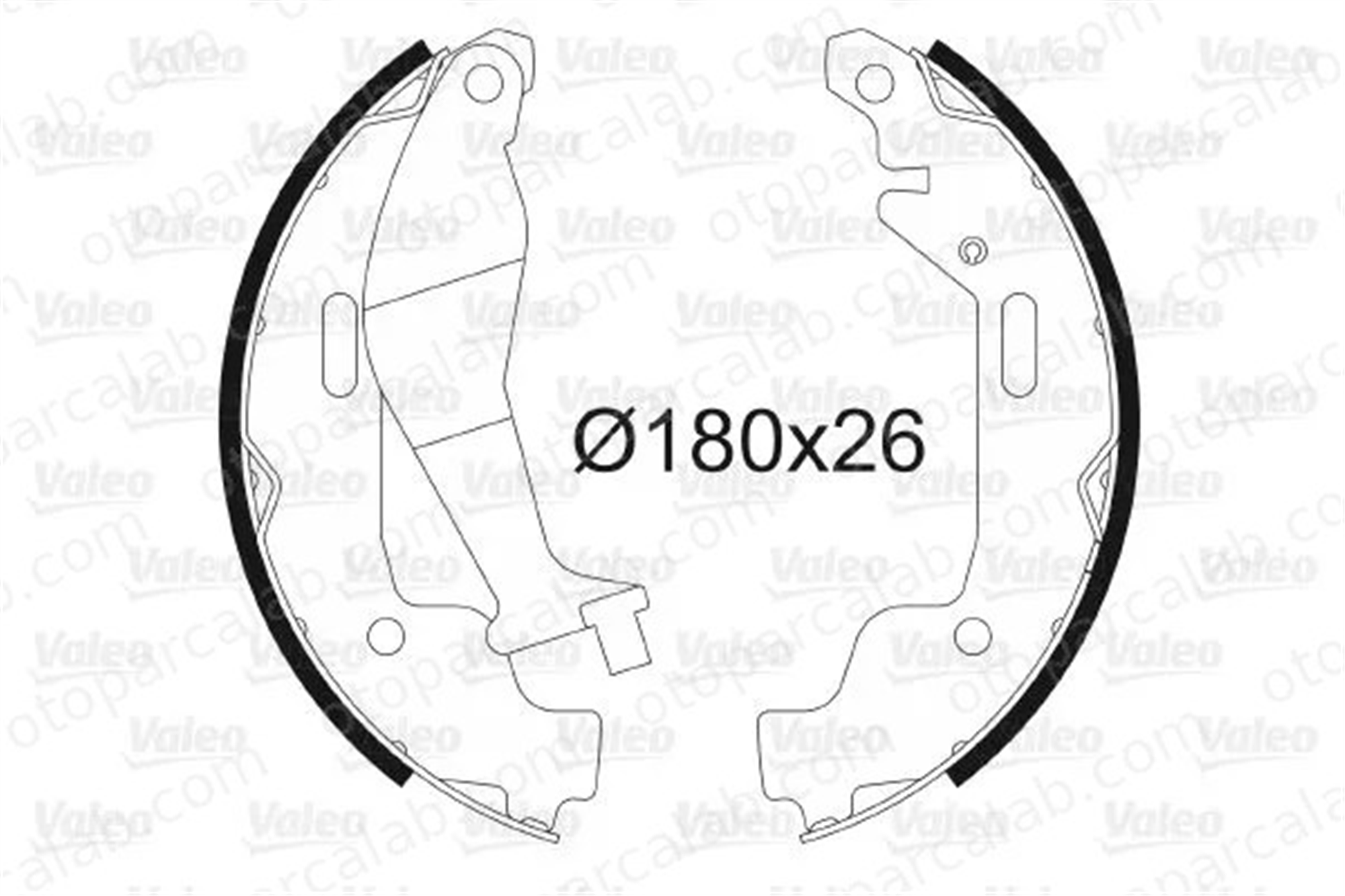 VALEO 562783 Fren Pabuçlu Balata Arka OPEL AGILA 1605977 4705128