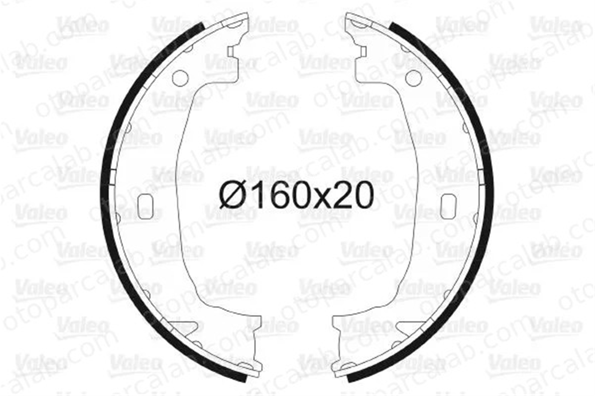 VALEO 562808 Fren Pabuçlu Balata Arka BMW 1 3 1163244 1165968