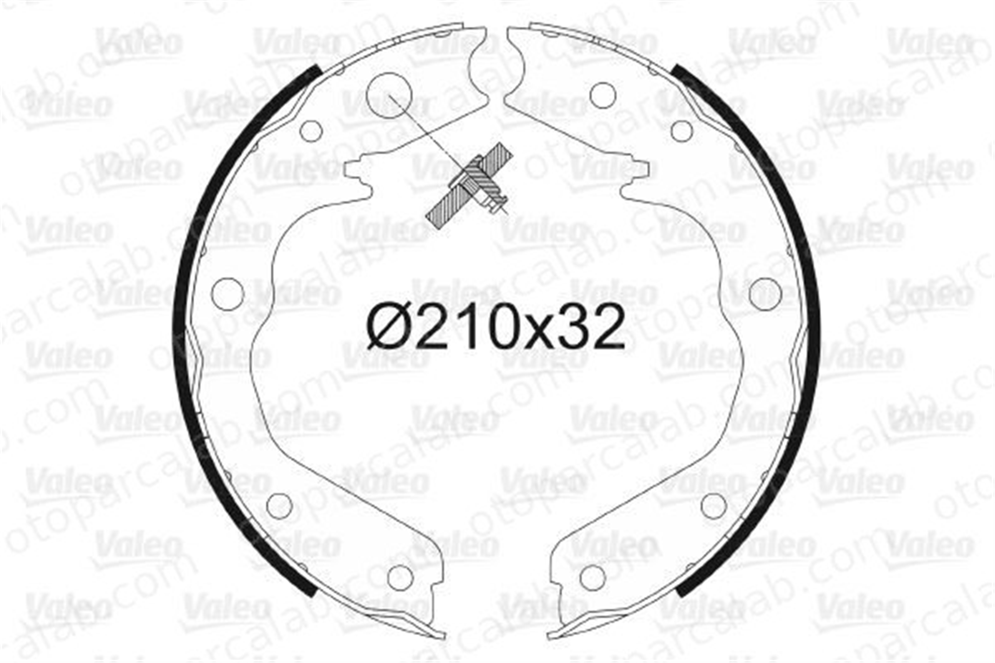VALEO 564009 Fren Pabuçlu Balata Arka OPEL FRONTERA B FRONTERA A 91149642 1605859
