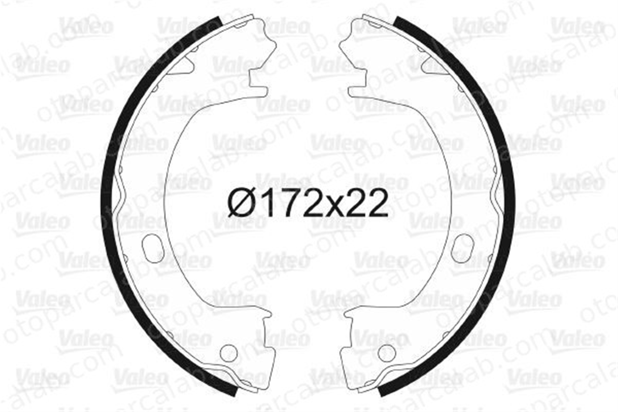VALEO 564017 Fren Pabuçlu Balata Arka CHRYSLER PT CRUISER PT CRUISER Cabrio 5066036AA