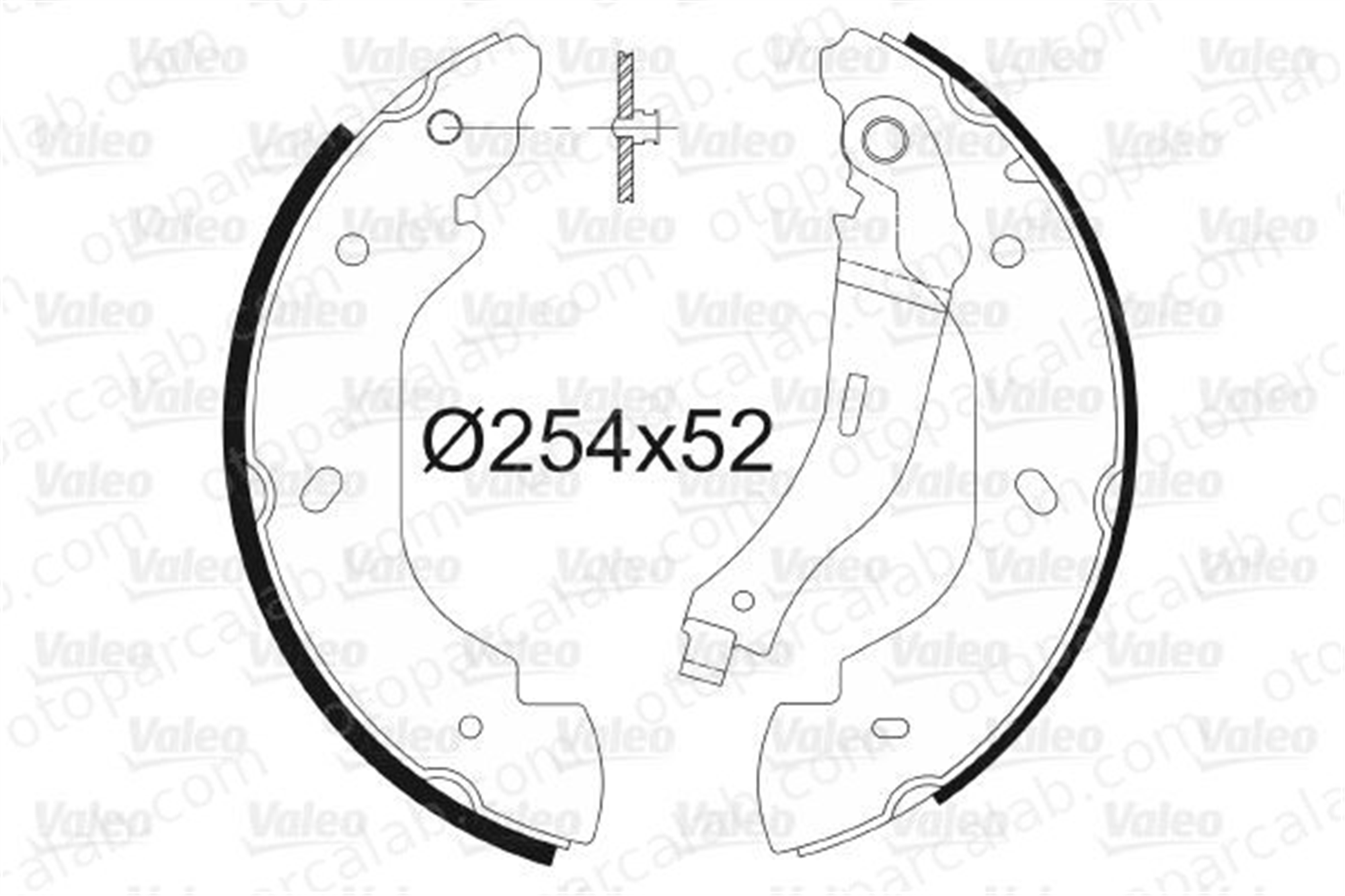 VALEO 564023 Fren Pabuçlu Balata Arka FORD TRANSIT Minibüs/Otobüs TRANSIT Panelvan/Van 1227045 1C152200AD