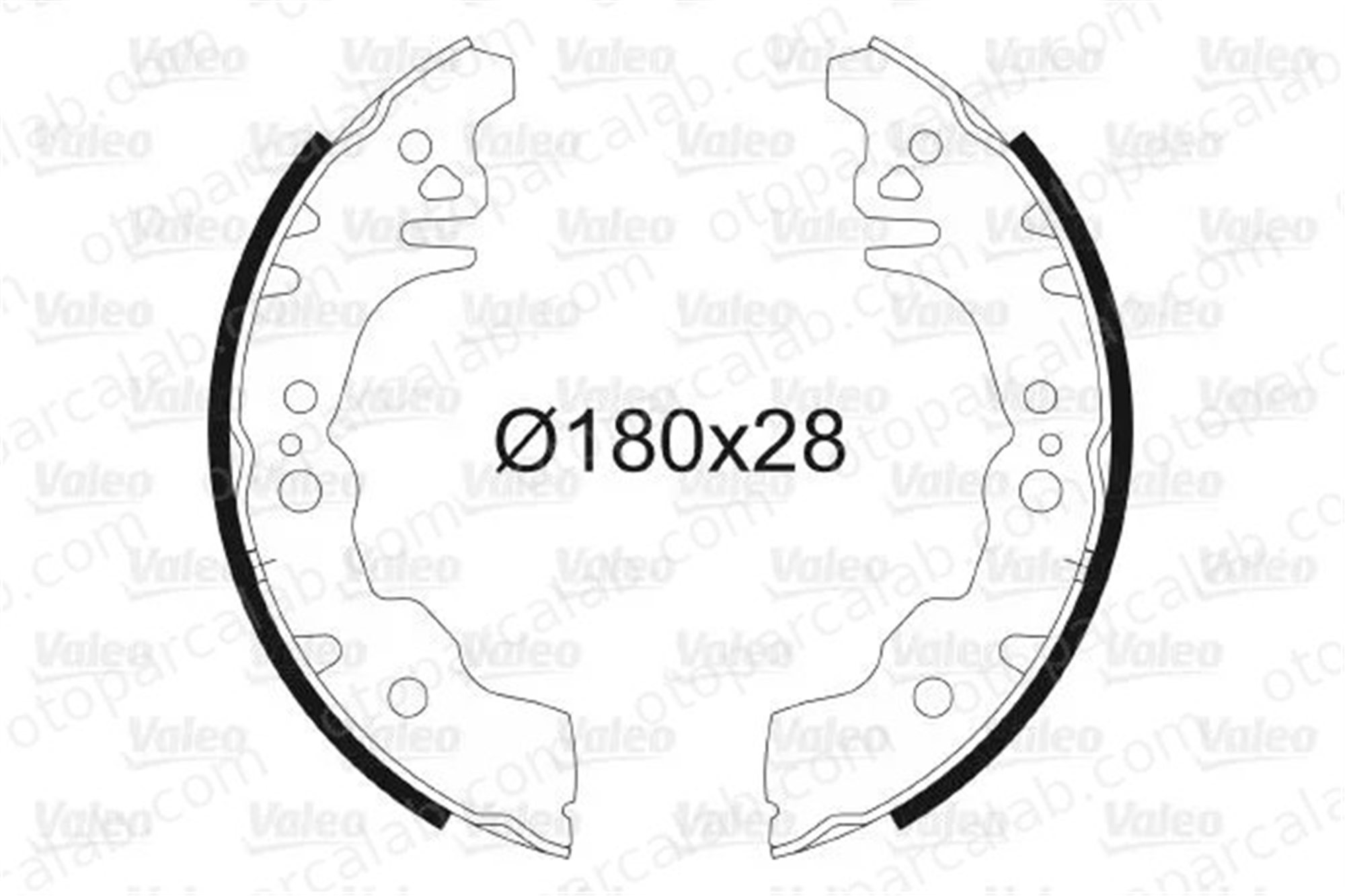 VALEO 564079 Fren Pabuçlu Balata Arka DAIHATSU SIRION CUORE VII 4495B1140 04495B1140