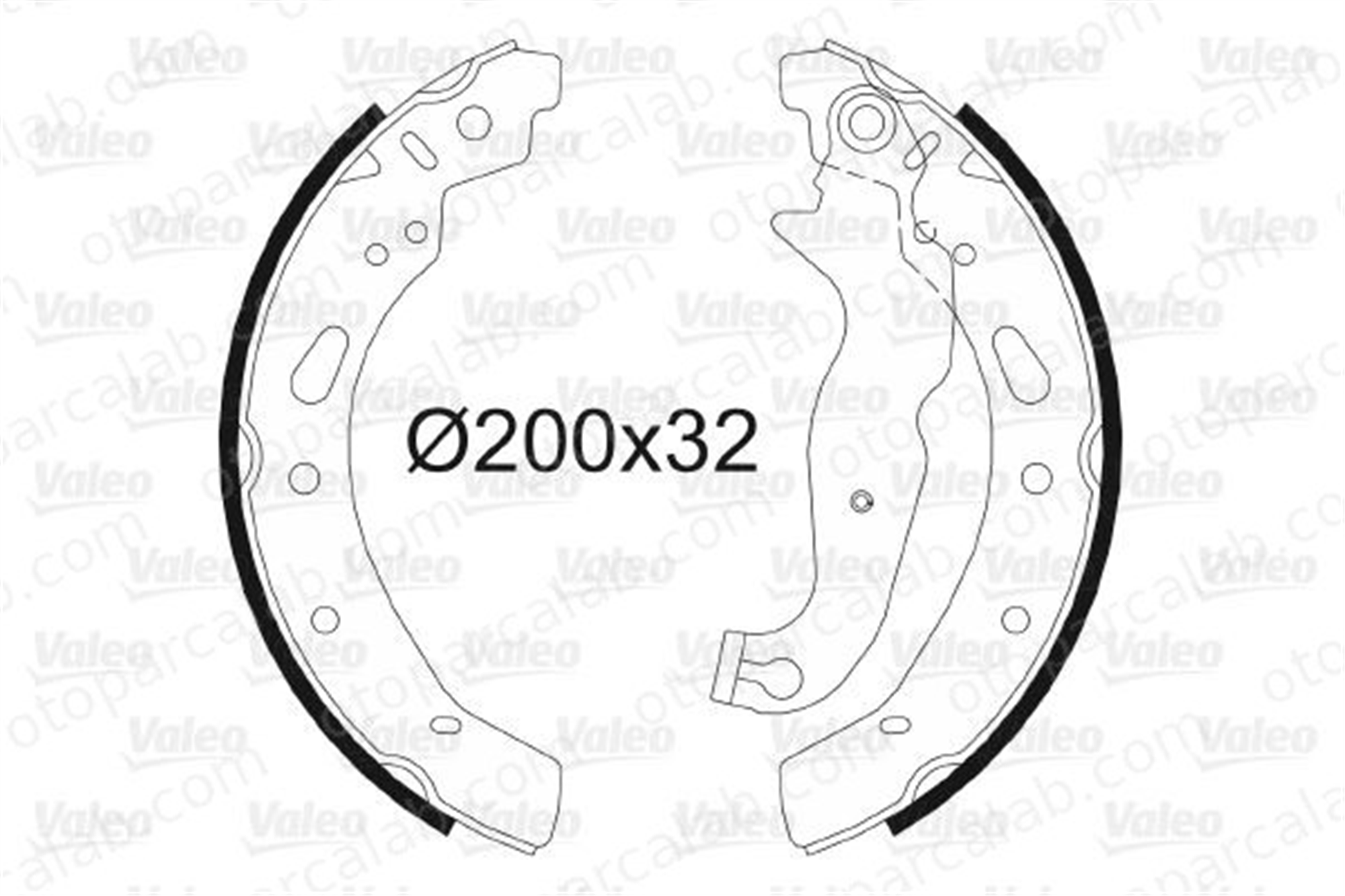 VALEO 564086 Fren Pabuçlu Balata Arka MAZDA 2 FORD KA 1558094 1581895