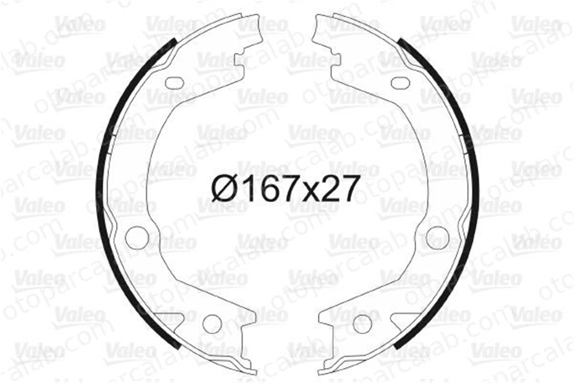 VALEO 564162 Fren Pabuçlu Balata Arka HYUNDAI TUCSON KIA SPORTAGE II 2EA00 583502EA00
