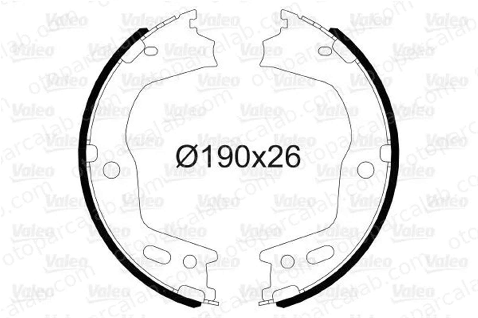 VALEO 564166 Fren Pabuçlu Balata Arka HYUNDAI SANTA FÉ III KIA SORENTO II 2WA00 583052MA00