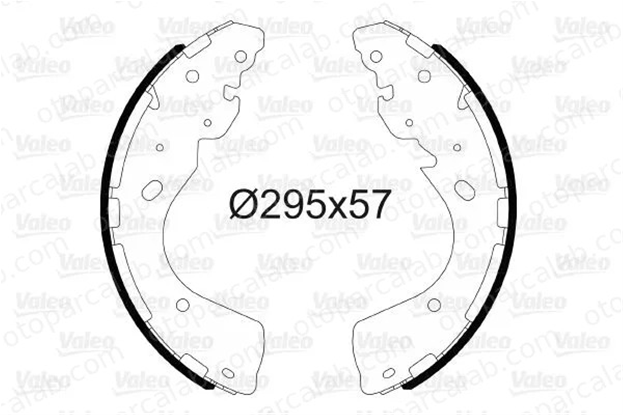 VALEO 564194 Fren Pabuçlu Balata Arka FORD RANGER NISSAN NP300 NAVARA 44060 EB327