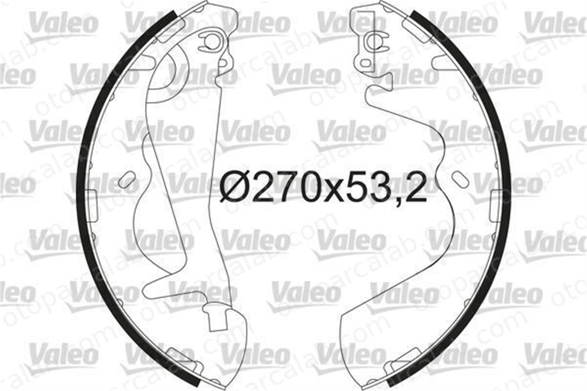 VALEO 564220 Fren Pabuçlu Balata Arka HYUNDAI H-1 / STAREX Minibüs/Otobüs GALLOPER II 83054AA00 SB000102