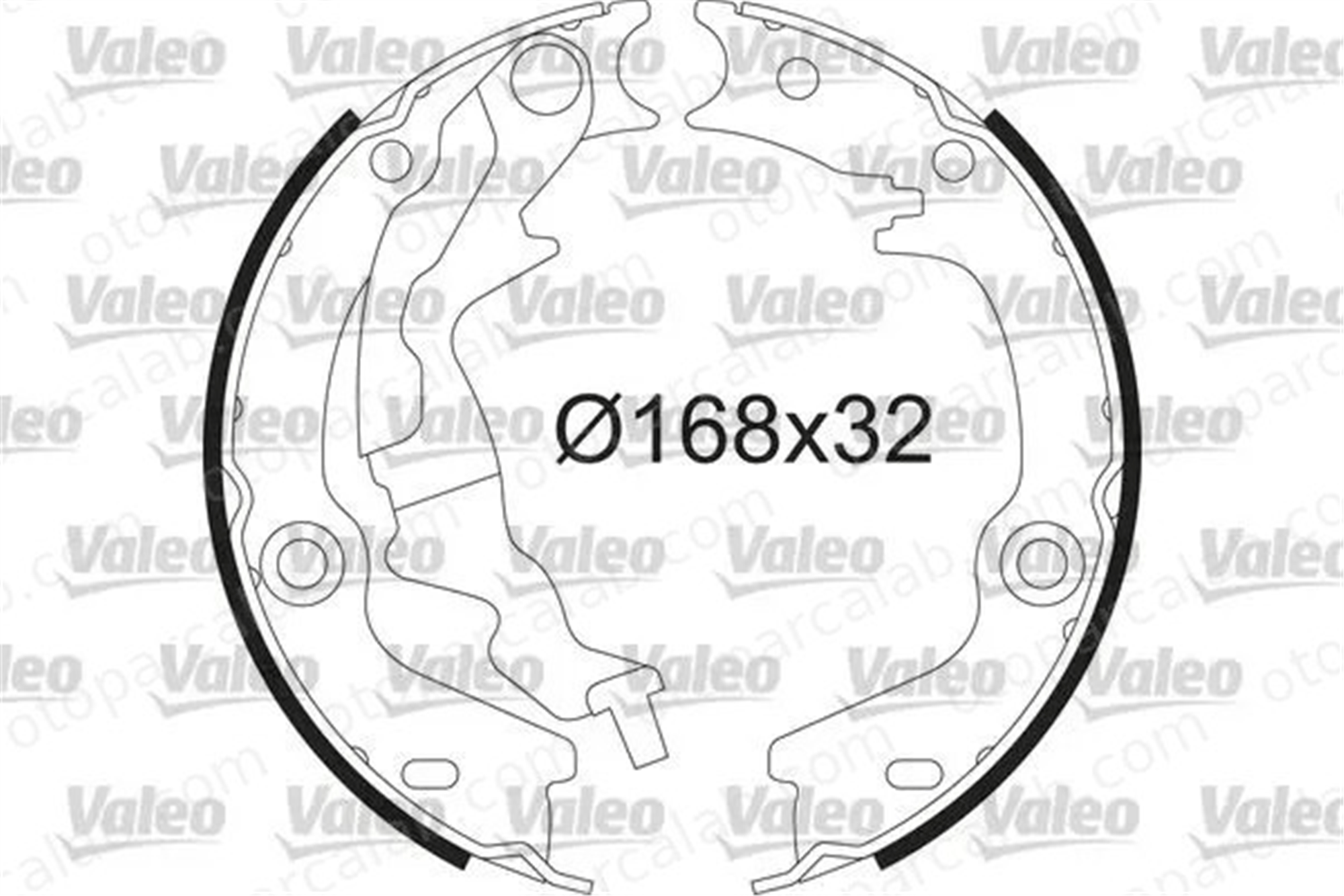 VALEO 564229 Fren Pabuçlu Balata Arka KIA RIO II RIO II Sedan 83501GA00 583501GA00