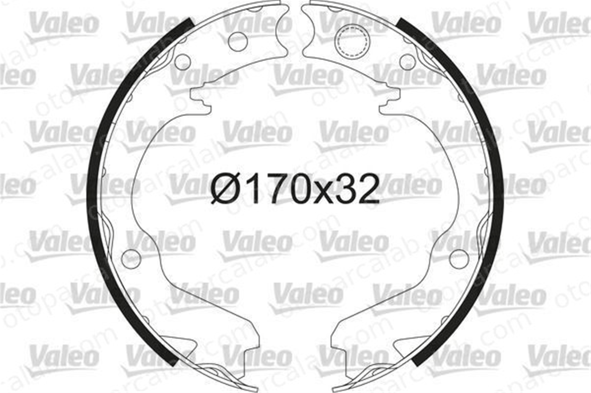 VALEO 564234 El Fren Balatası SUBARU IMPREZA Station wagon IMPREZA Sedan 26298AA030 26298AA020