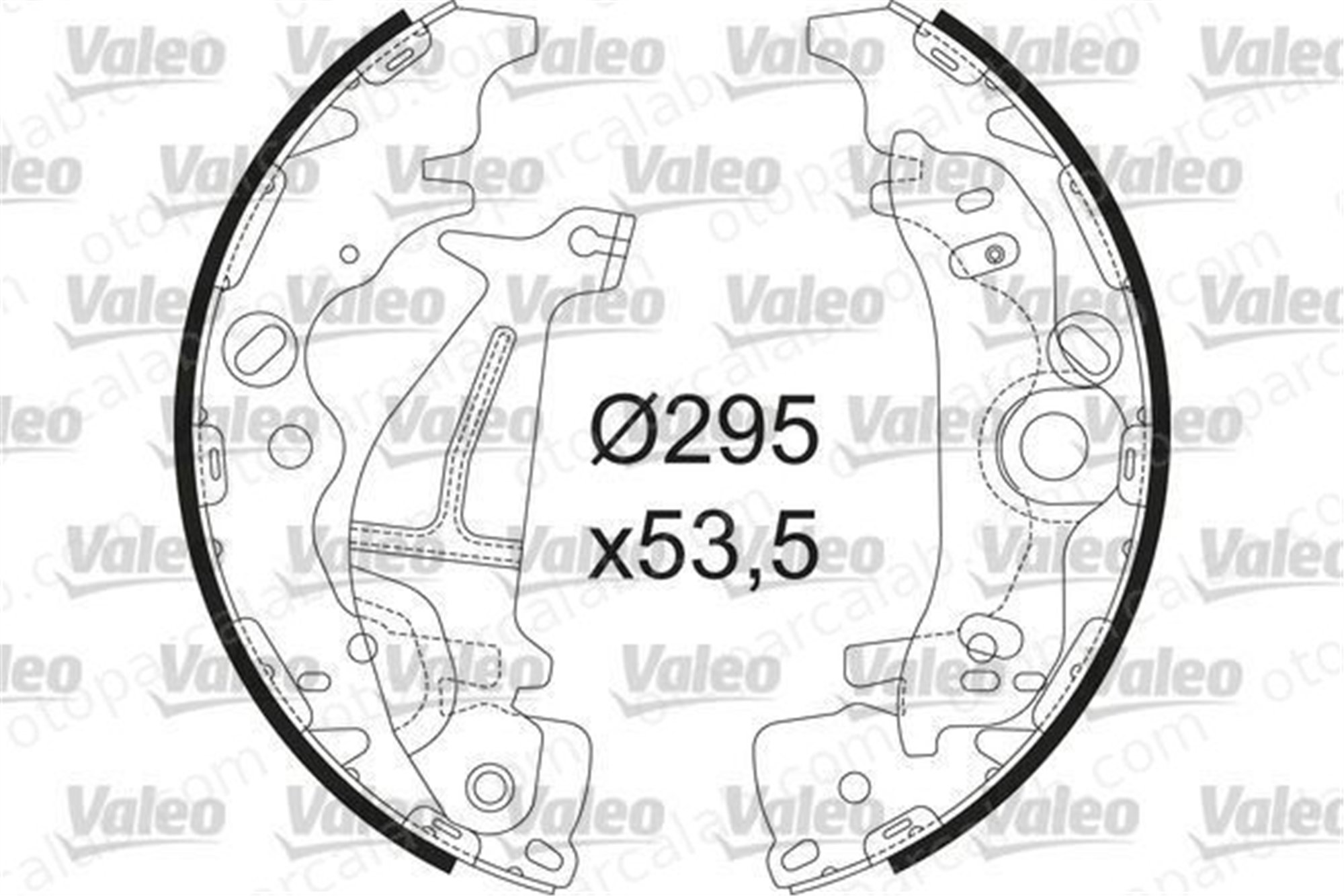 VALEO 564237 Fren Pabuçlu Balata Arka HYUNDAI H-1 Travel H-1 Cargo 83054HA00 583054HA00