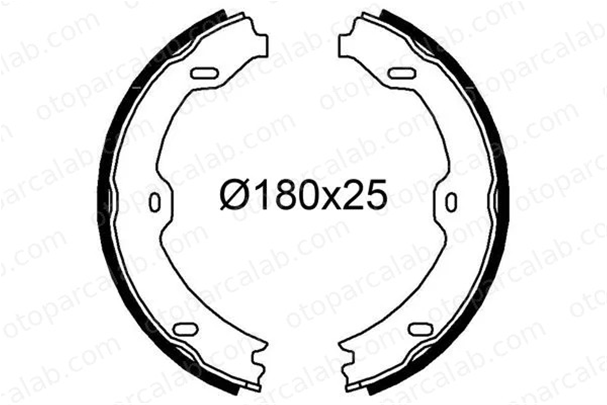 VALEO 564245 Fren Pabuçlu Balata Arka MERCEDES-BENZ E-SERISI E-SERISI T-Model 304200320 2304200320