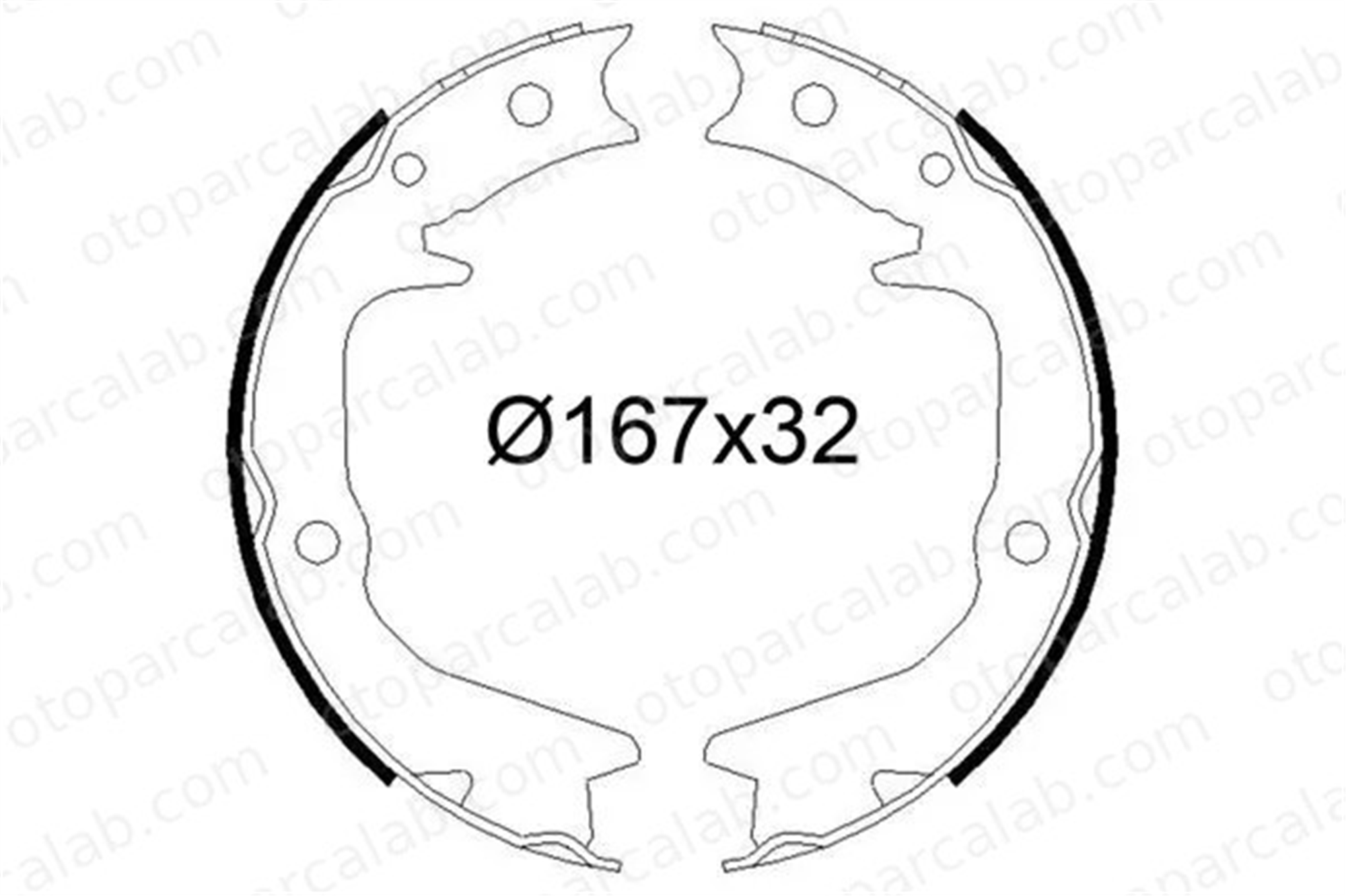 VALEO 564248 Fren Pabuçlu Balata Arka MITSUBISHI SPACE WAGON LANCER VII MR485638 58460M2000