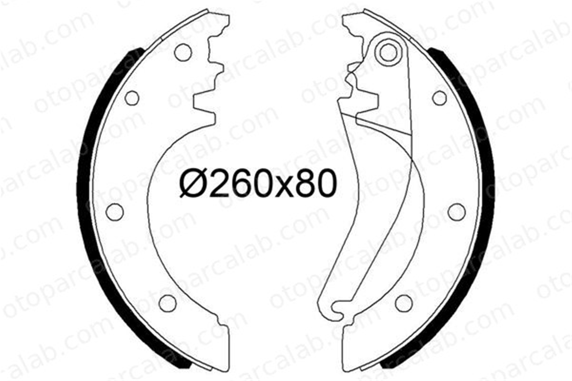 VALEO 564252 Fren Pabuçlu Balata Arka MERCEDES-BENZ G-SERISI T2/LN1 Panelvan/Van 1906377 1906378