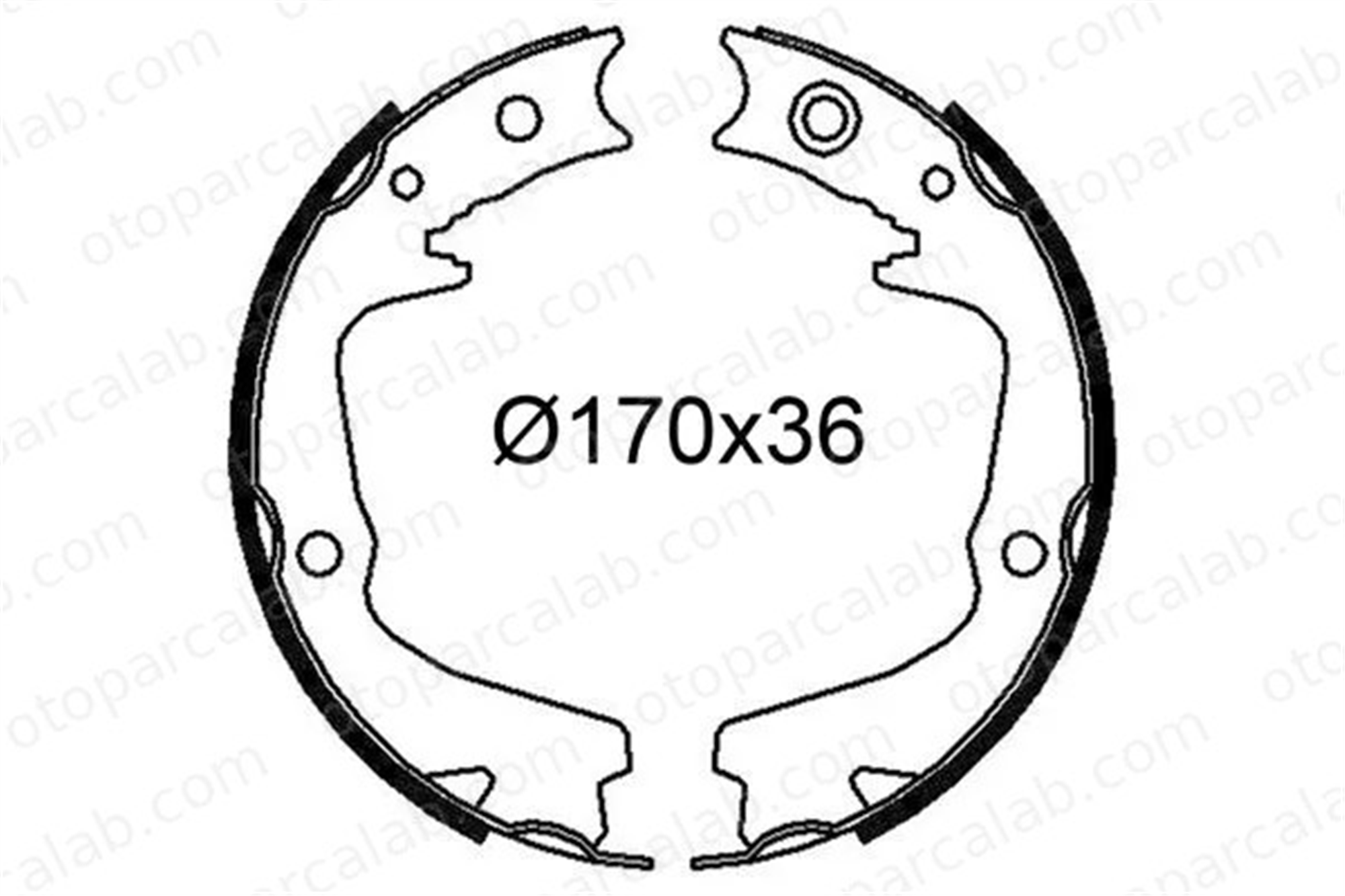 VALEO 564274 Fren Pabuçlu Balata Arka SUBARU LEGACY IV LEGACY IV Station wagon 26694AG000 266947G010