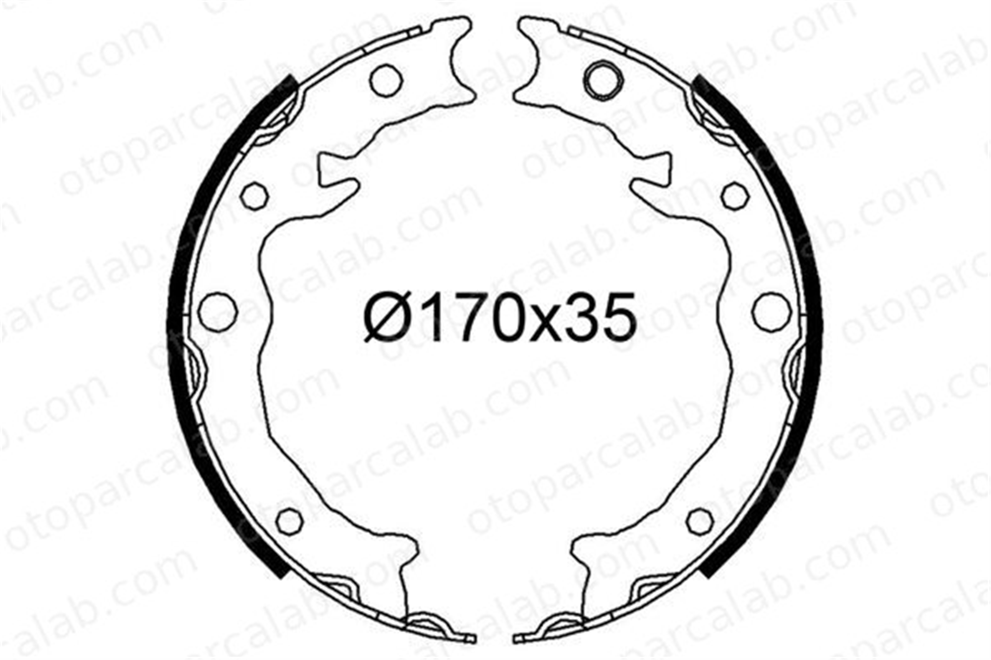 VALEO 564278 Fren Pabuçlu Balata Arka SUBARU XV FORESTER 3013730452 26694FJ000