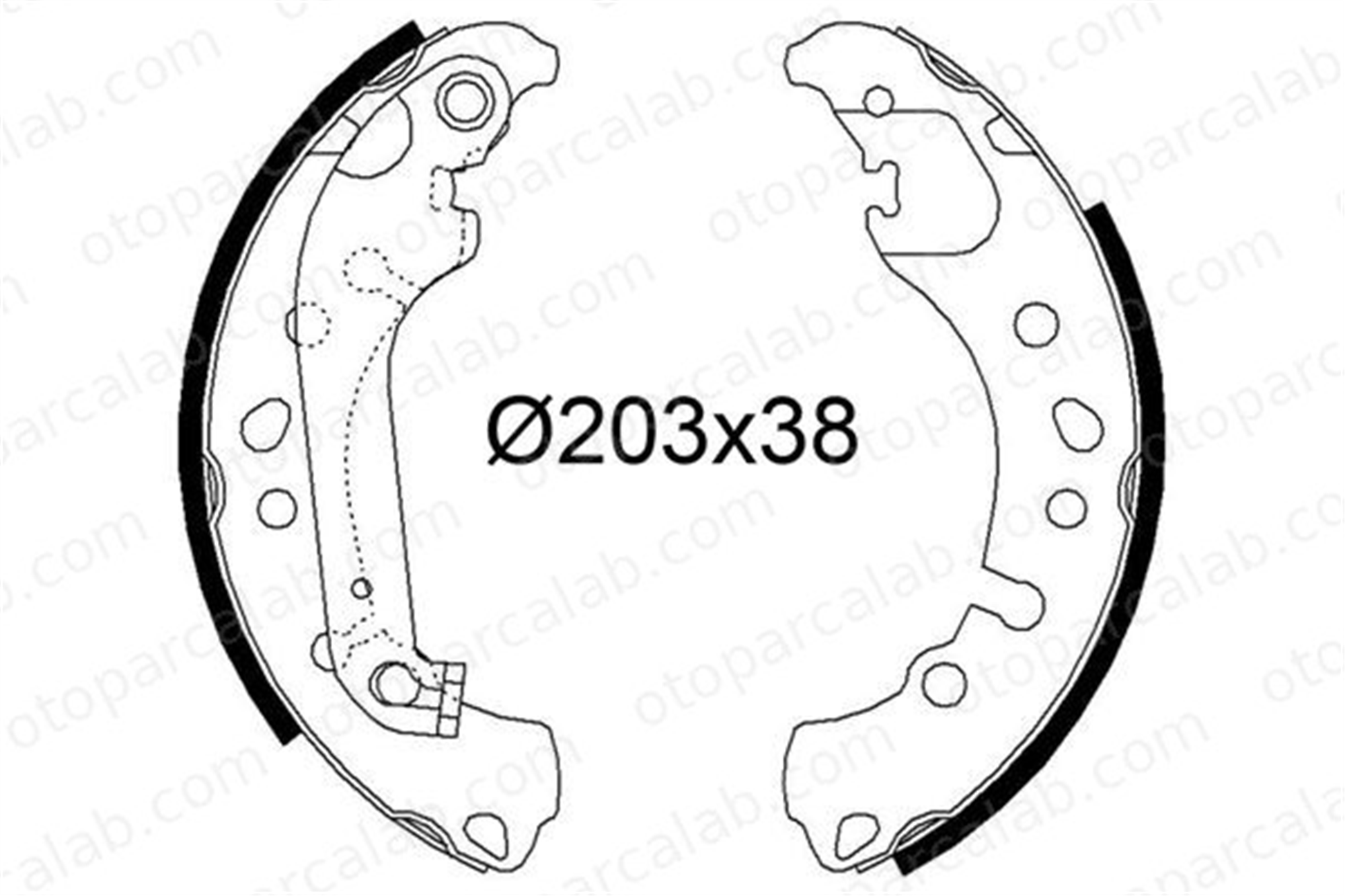 VALEO 564295 Fren Pabuçlu Balata Arka FORD FIESTA VII FIESTA VII Van 112555 2112555