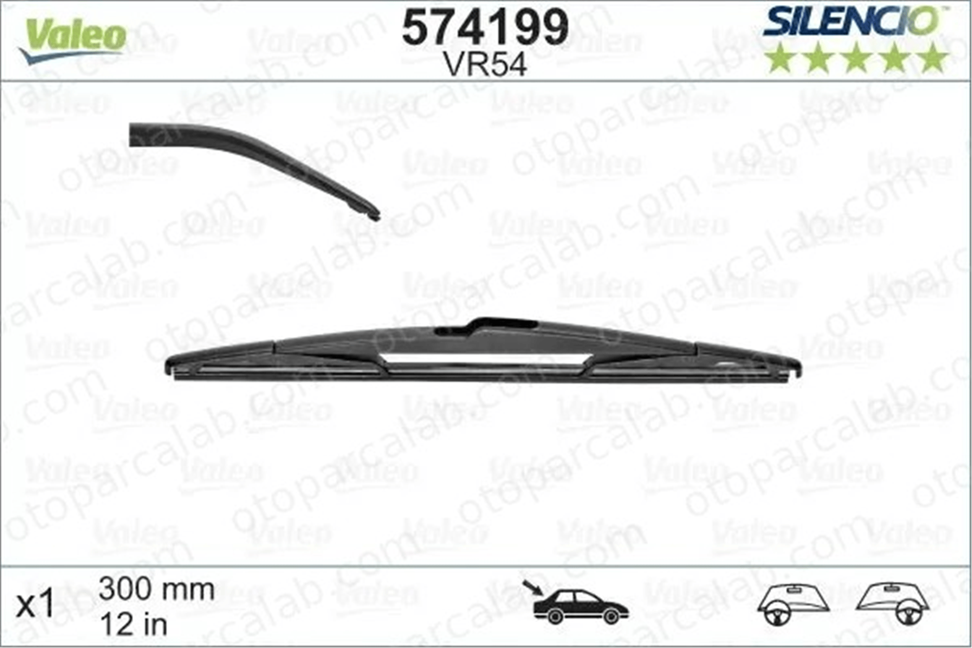 VALEO 574199 Silecek Süpürgesi Arka BMW 1 2 Active Tourer 61627348571 61617241986
