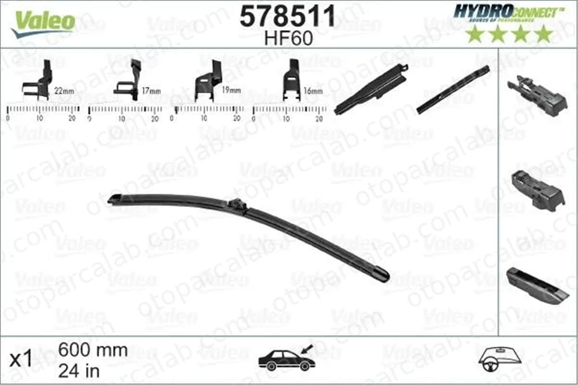 VALEO 578511 Silecek Süpürgesi Ön BMW 3 3 Touring 9829426780 71805145