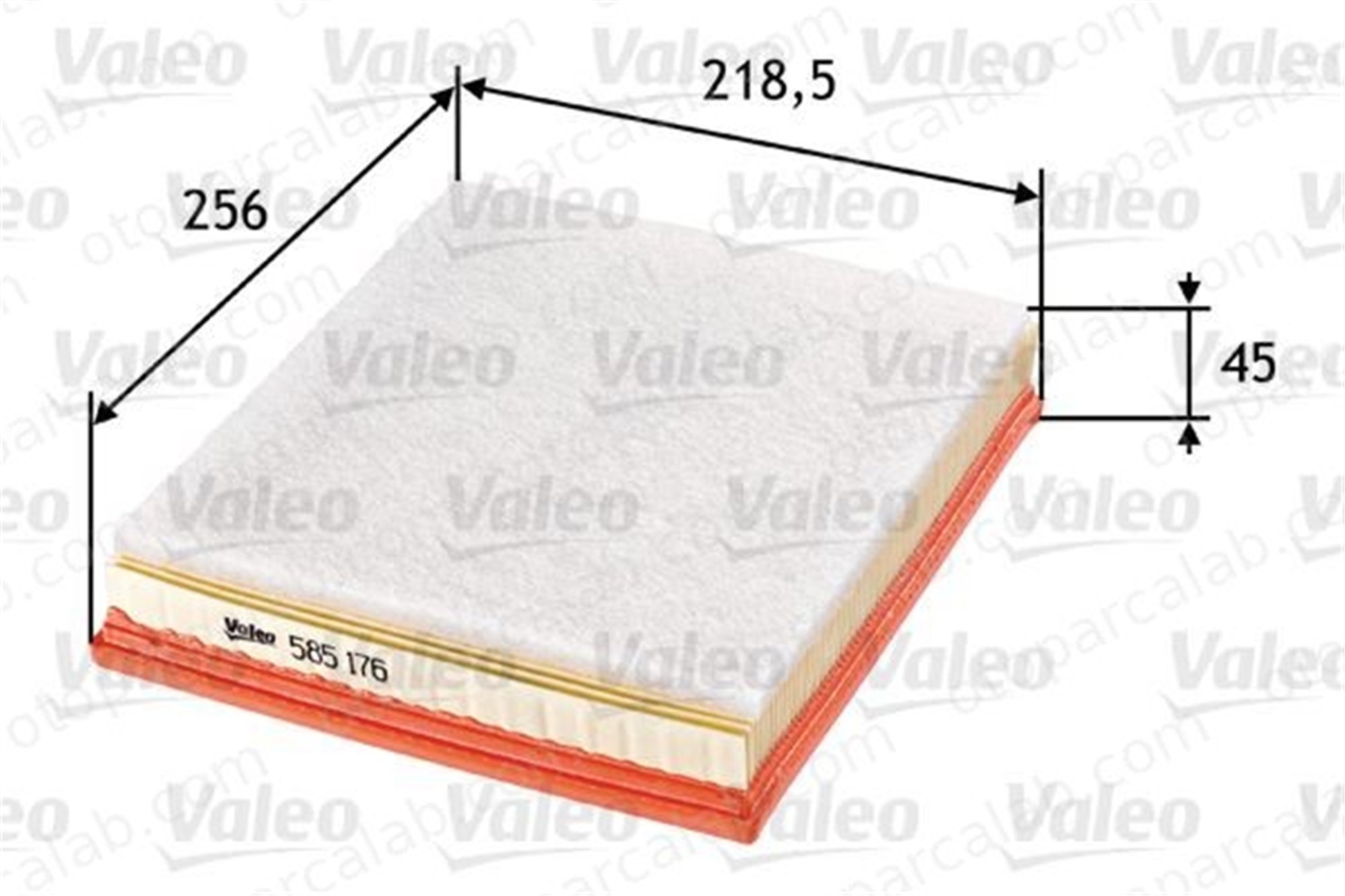 VALEO 585176 Hava Filtresi FORD KA STREET KA 1089896 XS5X9601DA
