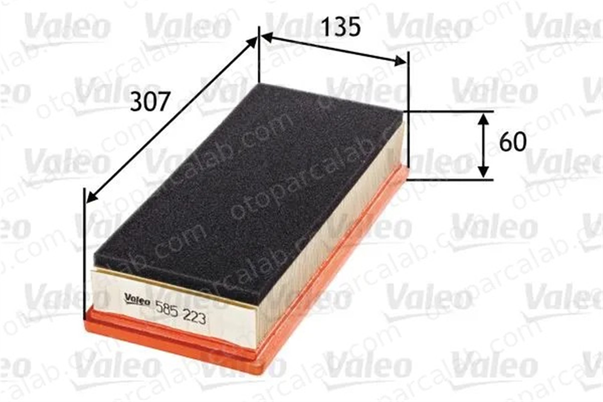 VALEO 585223 Hava Filtresi ALFA ROMEO 147 GT 46741119 0046741119