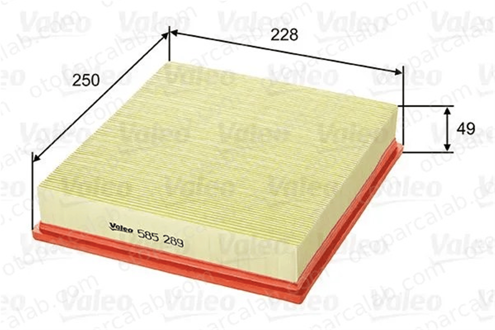 VALEO 585289 Hava Filtresi MG MG ZT MG ZT- T GFE2412 PHE100460