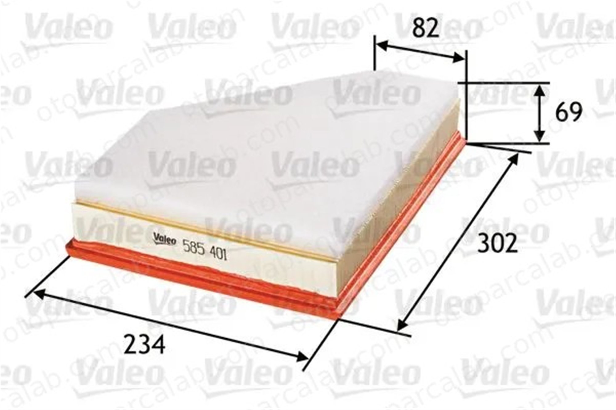 VALEO 585401 Hava Filtresi BMW 3 Touring 3 Coupe 13717797465 7797465