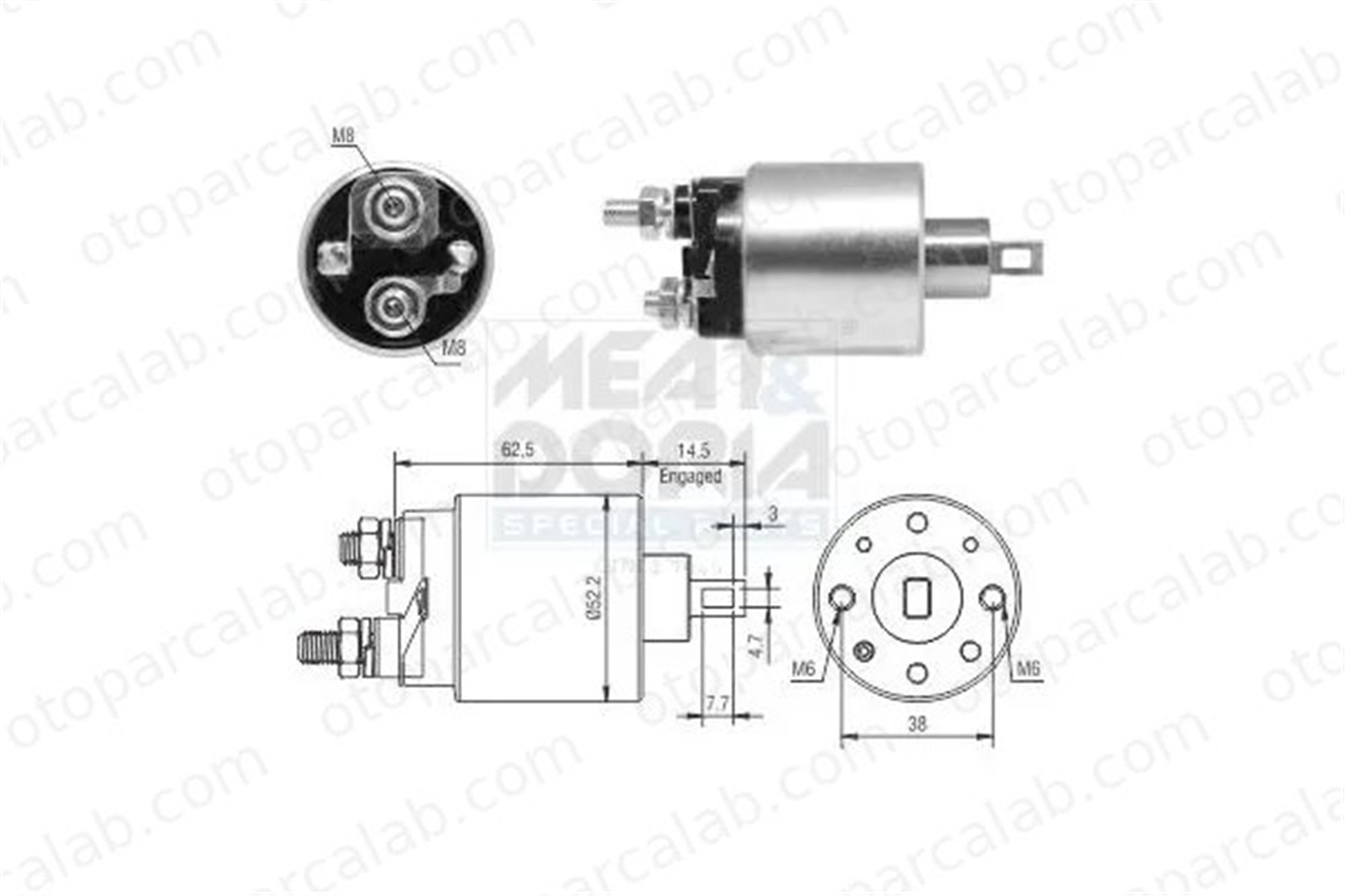 VALEO 595574 Marş Otomatiği ALFA ROMEO MITO FIAT PANDA 51832952 51890631