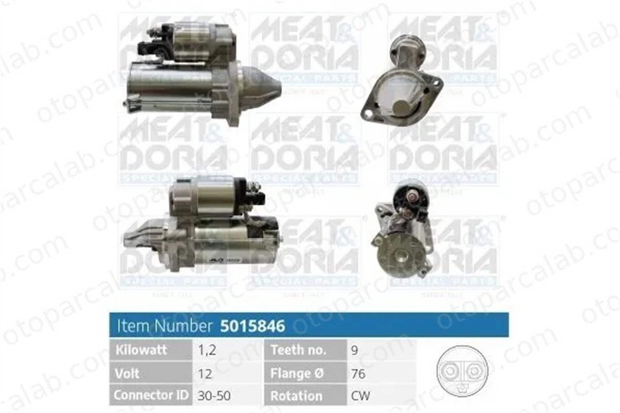 VALEO 595716 Marş Dinamosu BMW 3 Touring 5 Touring 12417616500