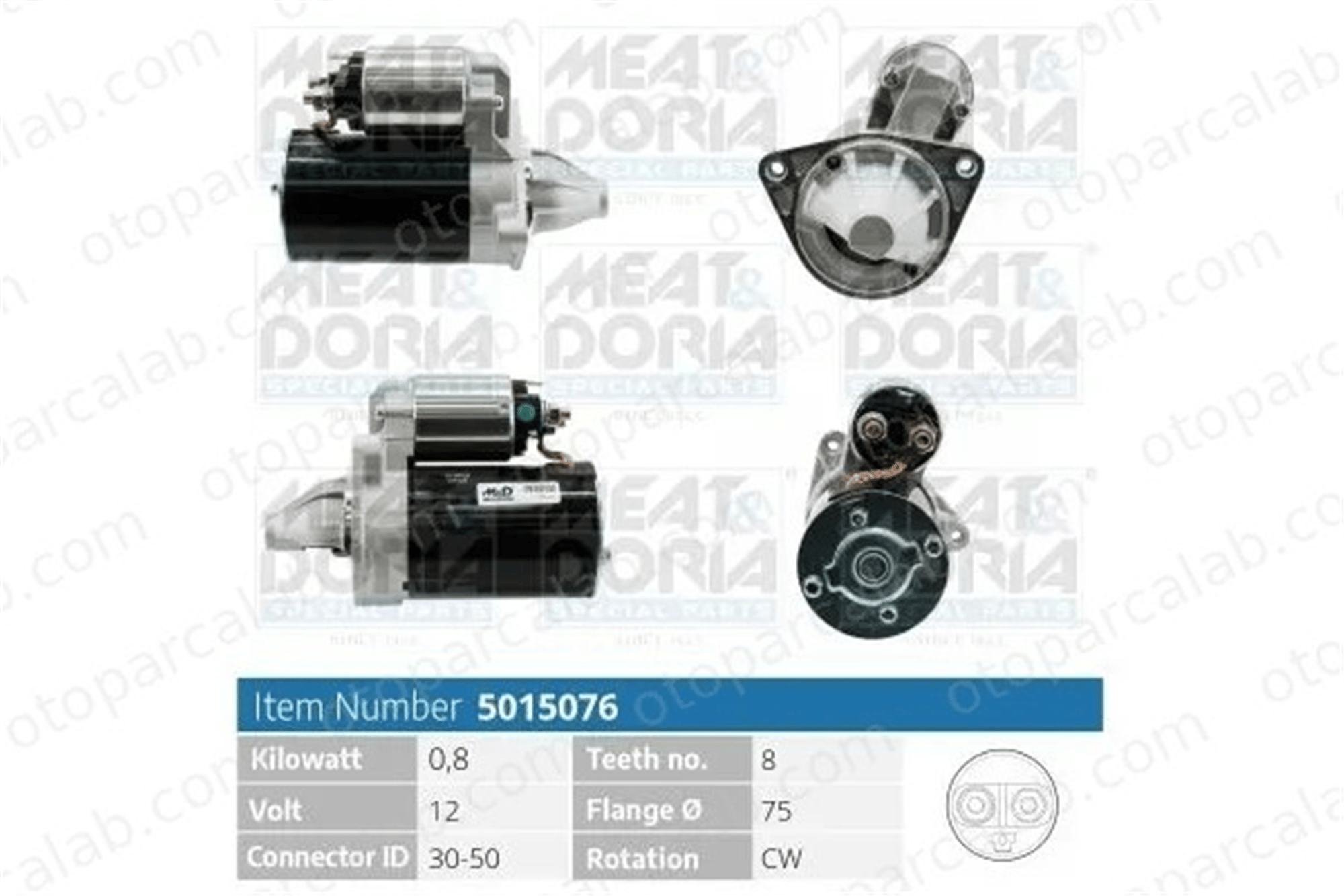 VALEO 600083 Marş Dinamosu HYUNDAI ATOS GETZ 3610002511 3610002550