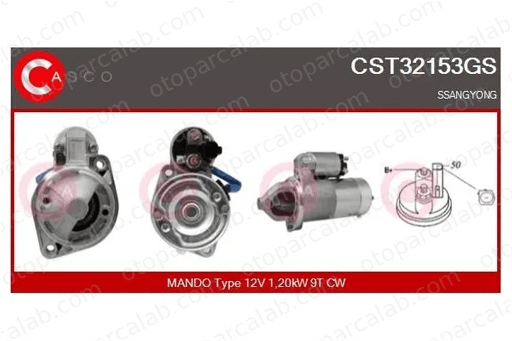 VALEO 600108 Marş Dinamosu MERCEDES-BENZ 124 Sedan S-SERISI 1611513401 41517001